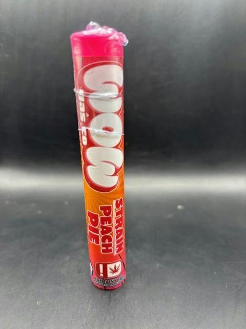 WOW - Peach Pie - Diamond x Hash Oil Infused 2G Pre-roll