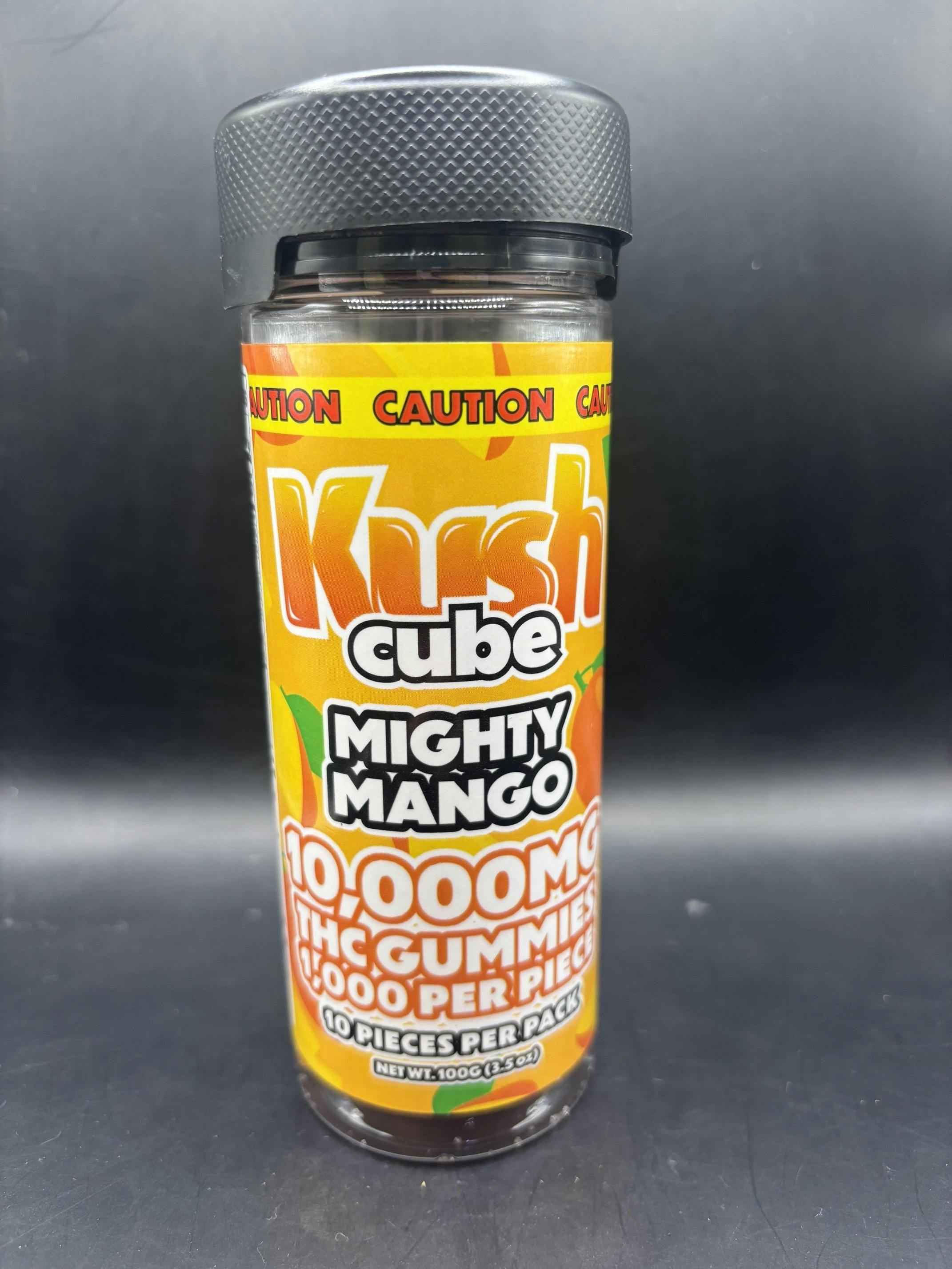 Kush Drops | Mighty Mango Gummies | 10,000mg | 10ct | 1,000mg/ea