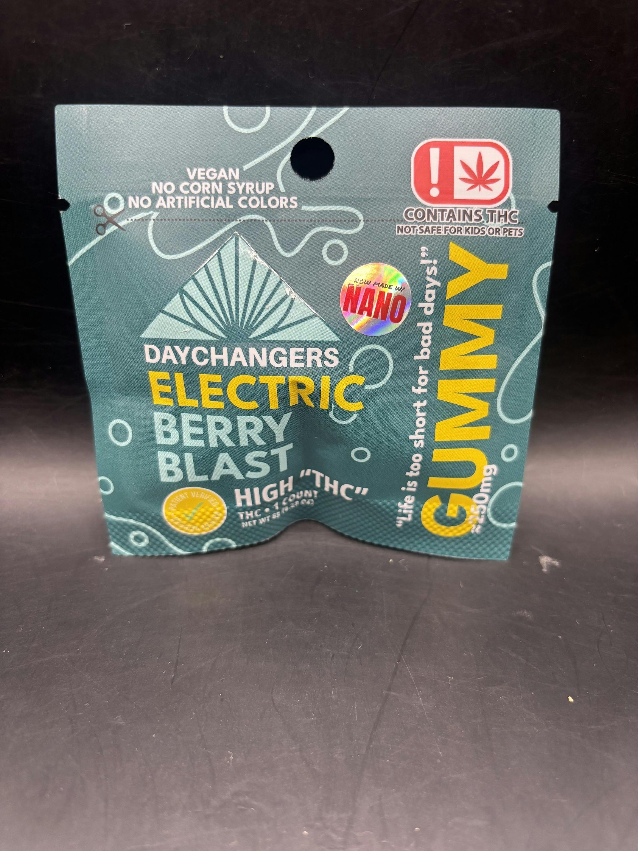 Day Changer - Electric Berry Blast(1ct). - High THC 250MG
