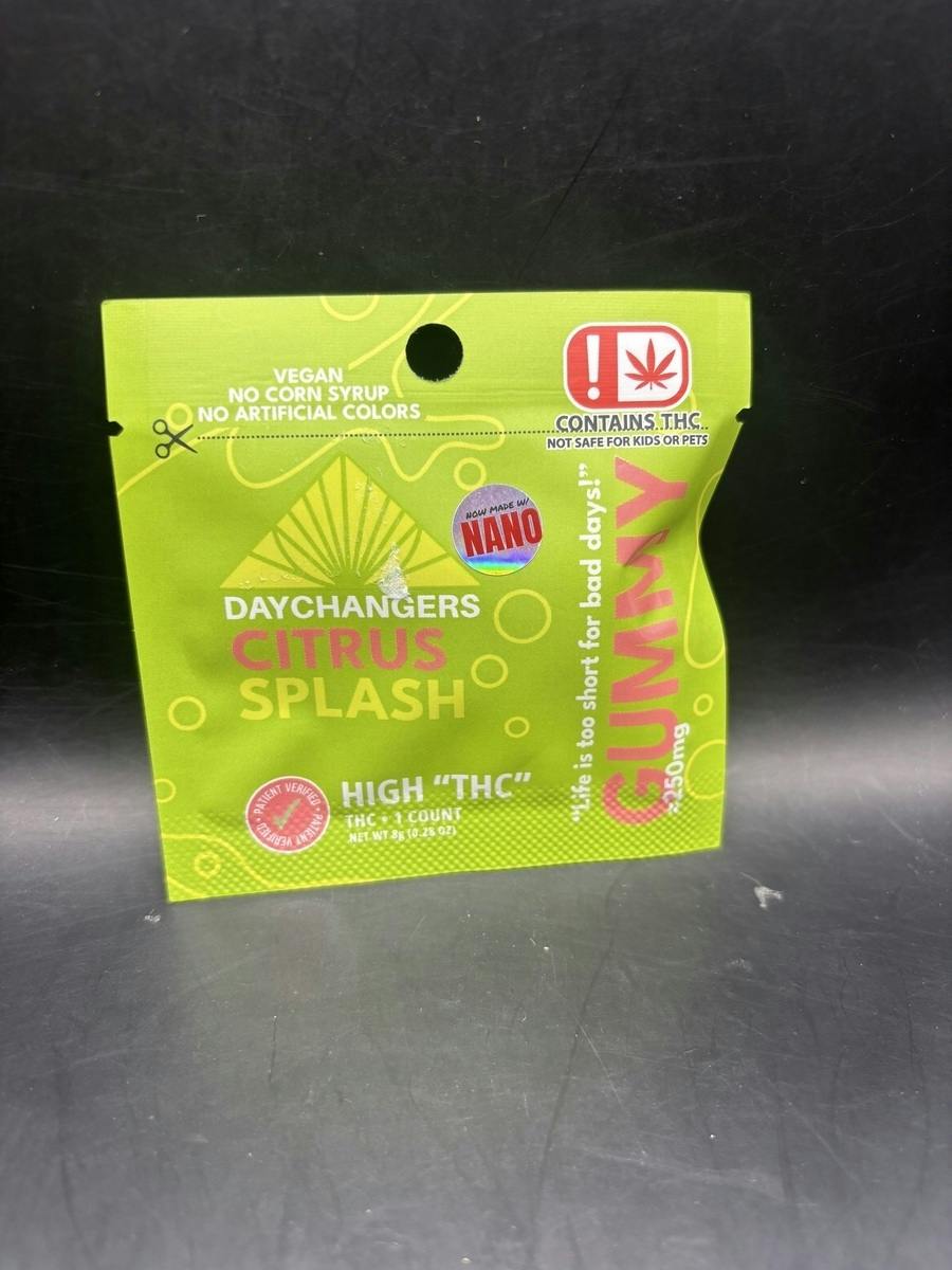 Day Changer - Citrus Splash(1ct). - High THC 250MG