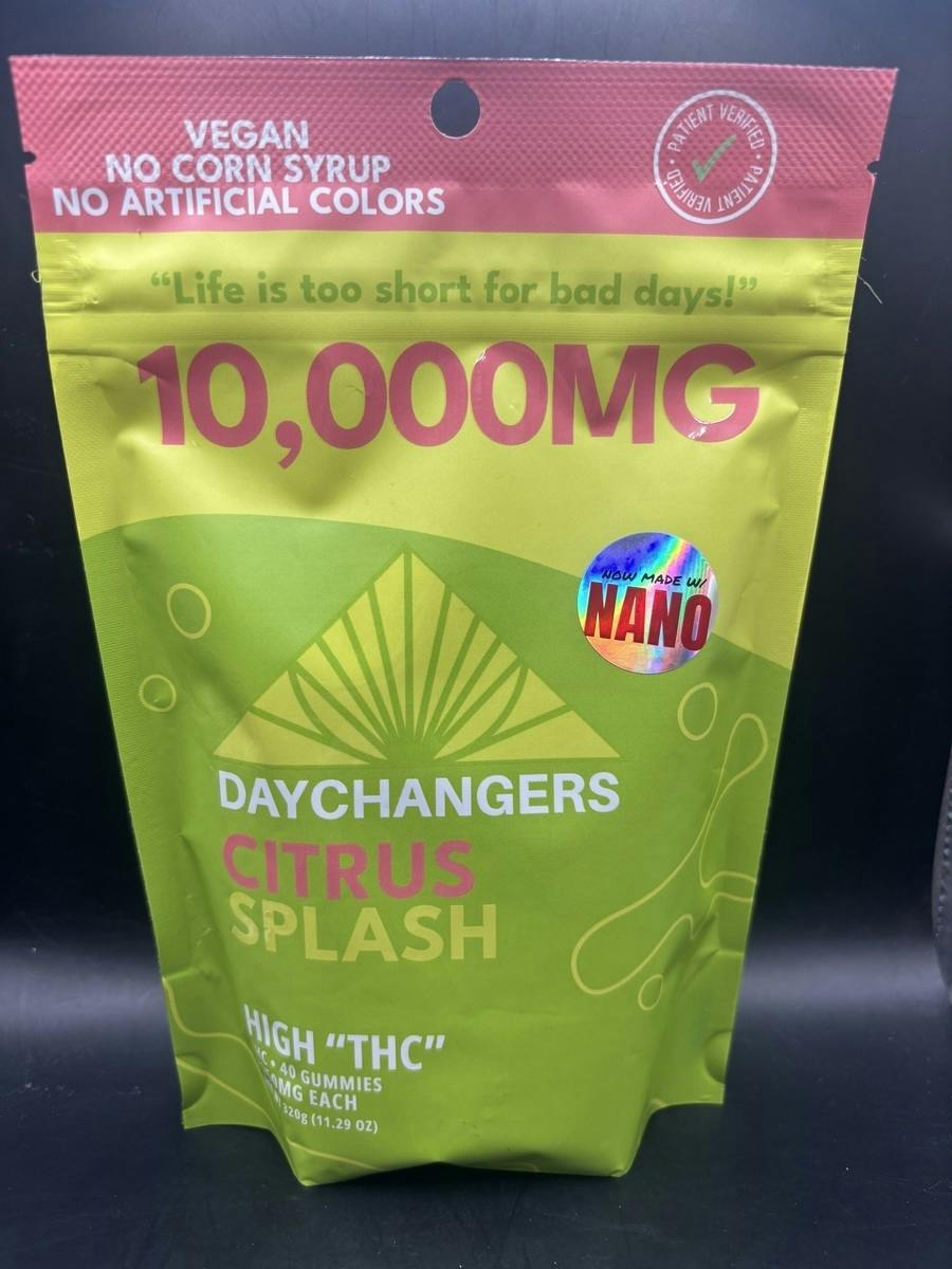 Day Changer - Citrus Splash(40ct). - Nano High THC 10,000MG