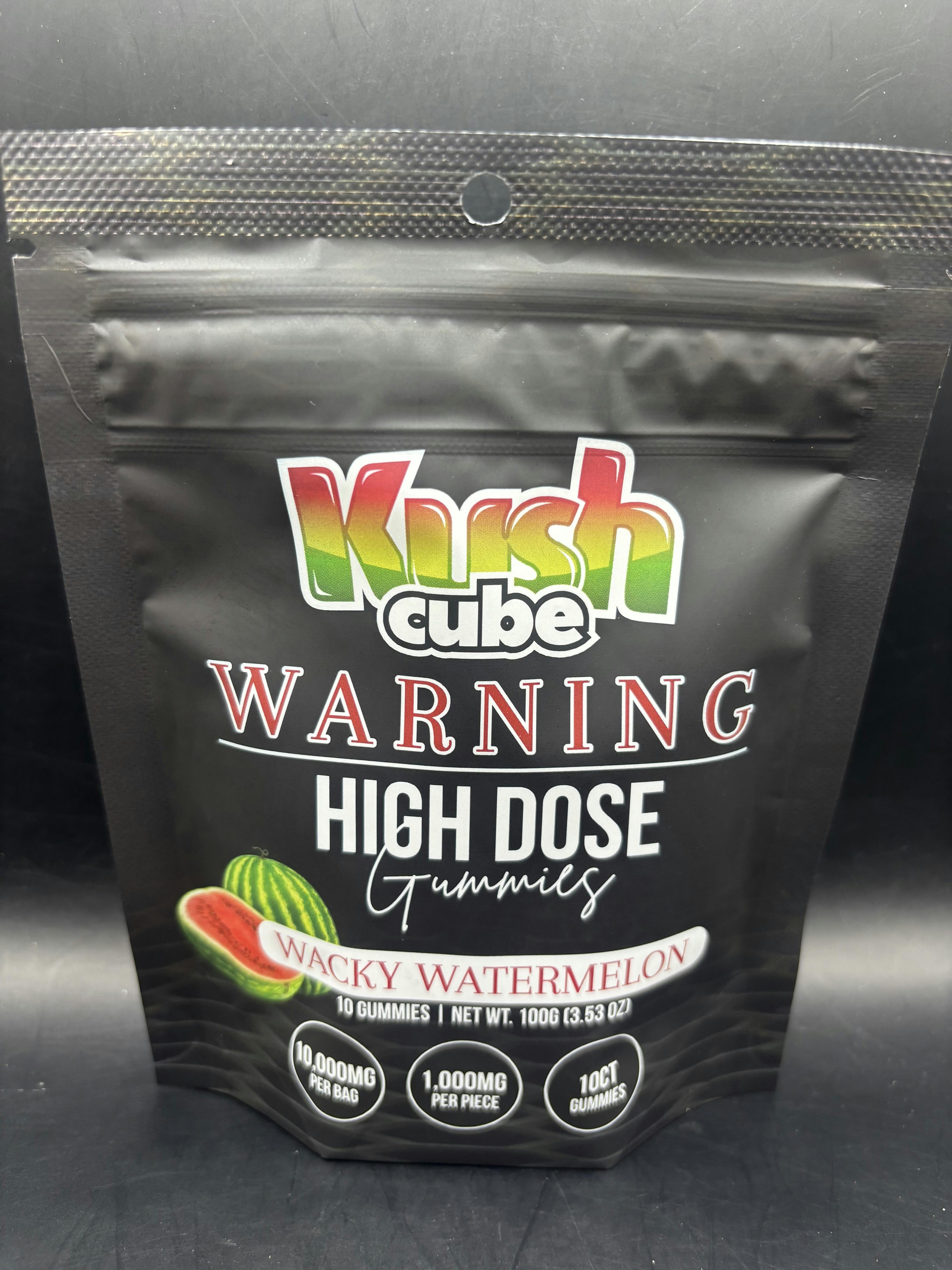Kush Cube - Wacky Watermelon(10ct). - 10,000MG