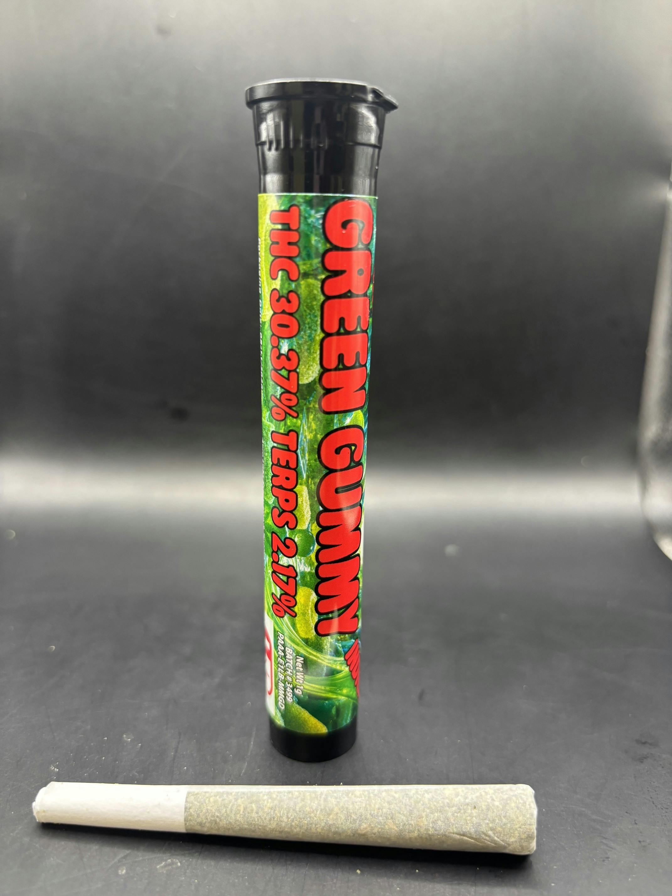 Aero Labs - Green Gummy - 1G Pre Roll (5G/$17.24)