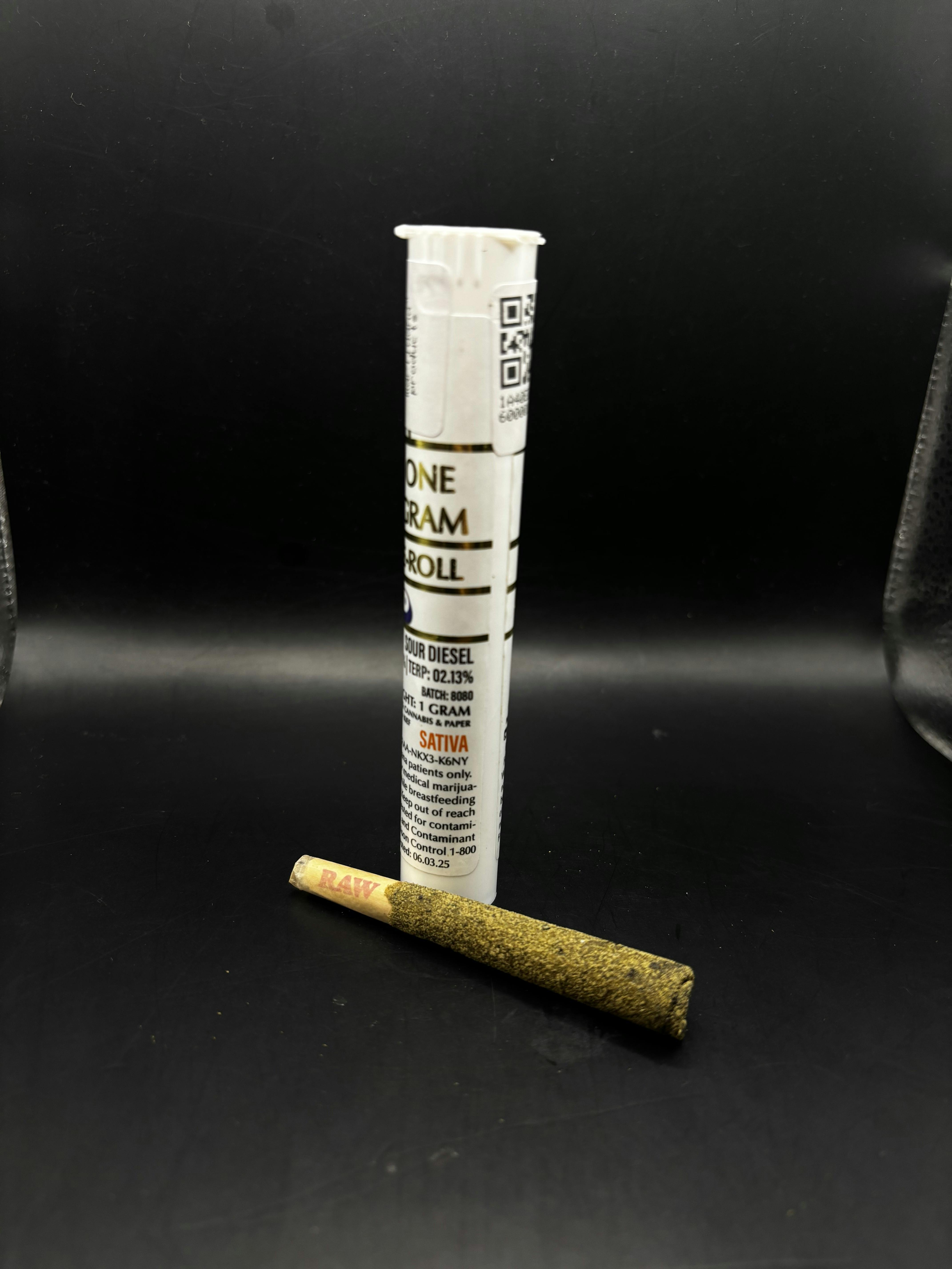 White Mousse - Sour Diesel - 1G Terp Sauce and Kief Infused Pre Roll