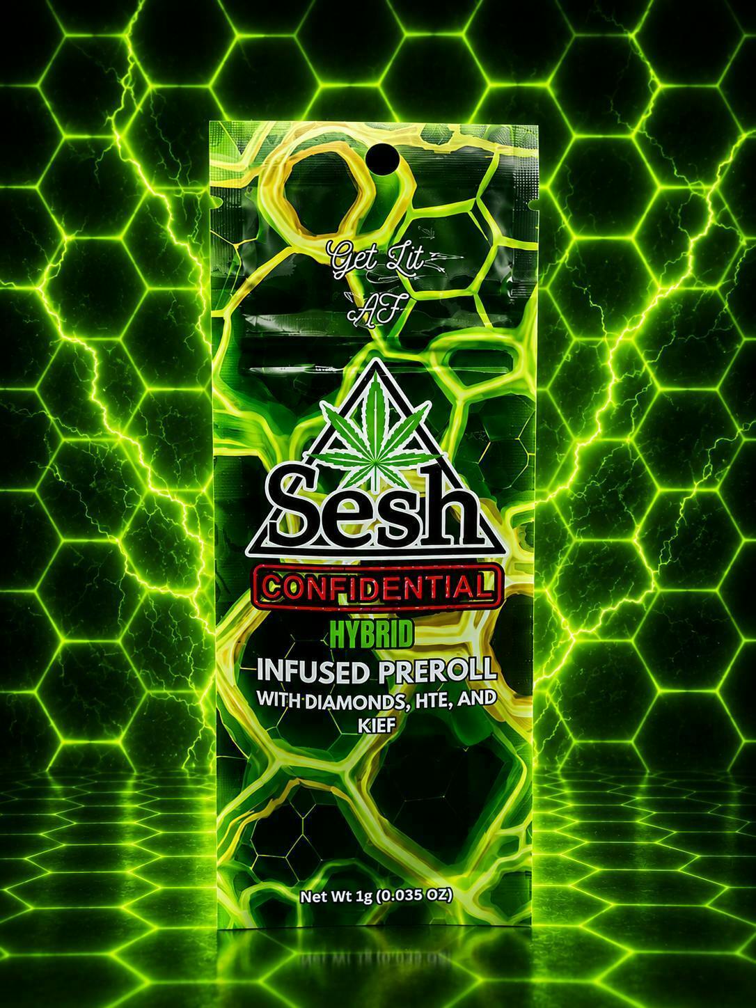 Sesh Confidential- Apple Tartz - 1G Infused Preroll (5G/$20)