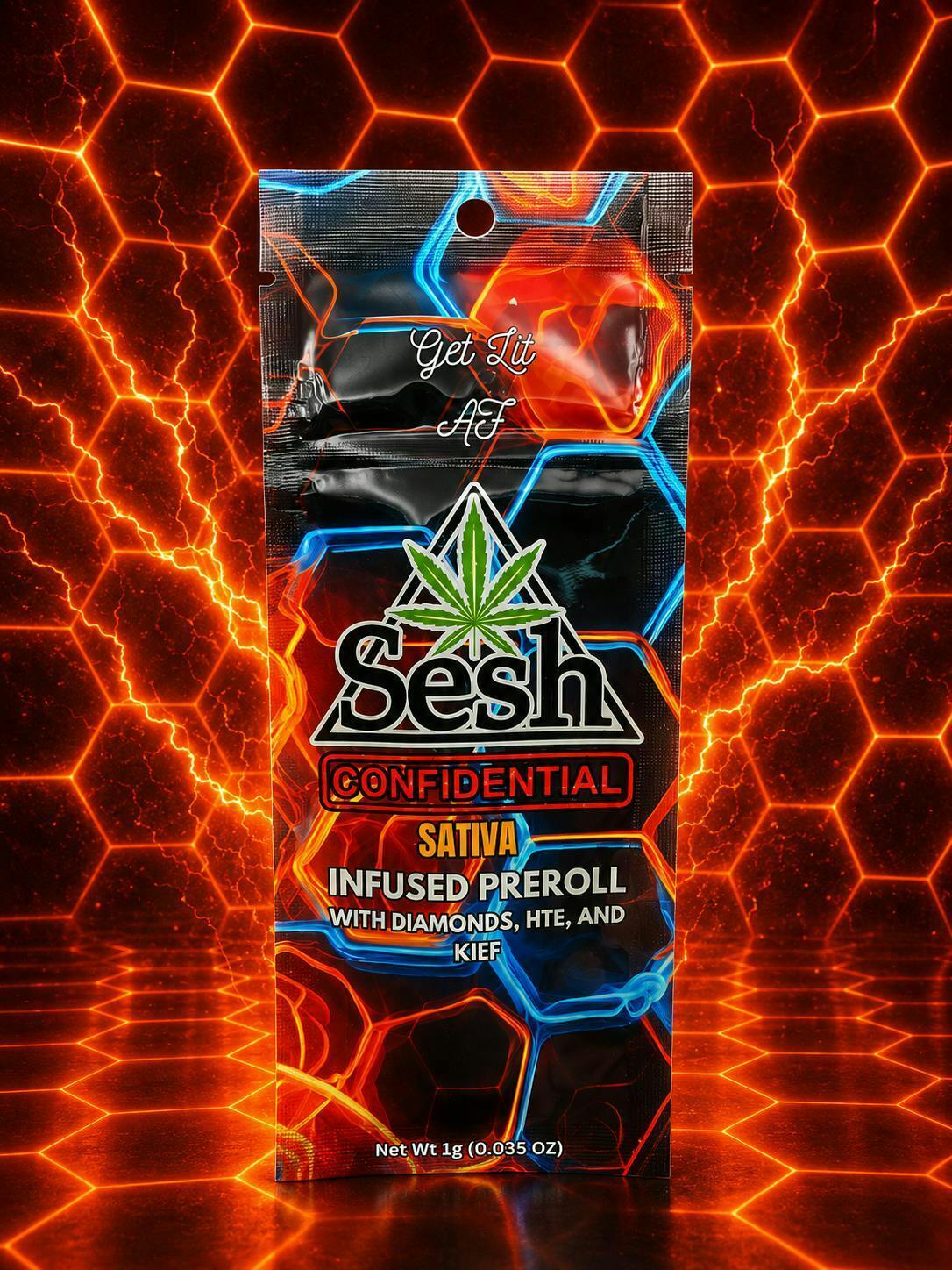 Sesh Confidential- Galactic Jack - 1G Infused Preroll (5G/$20)