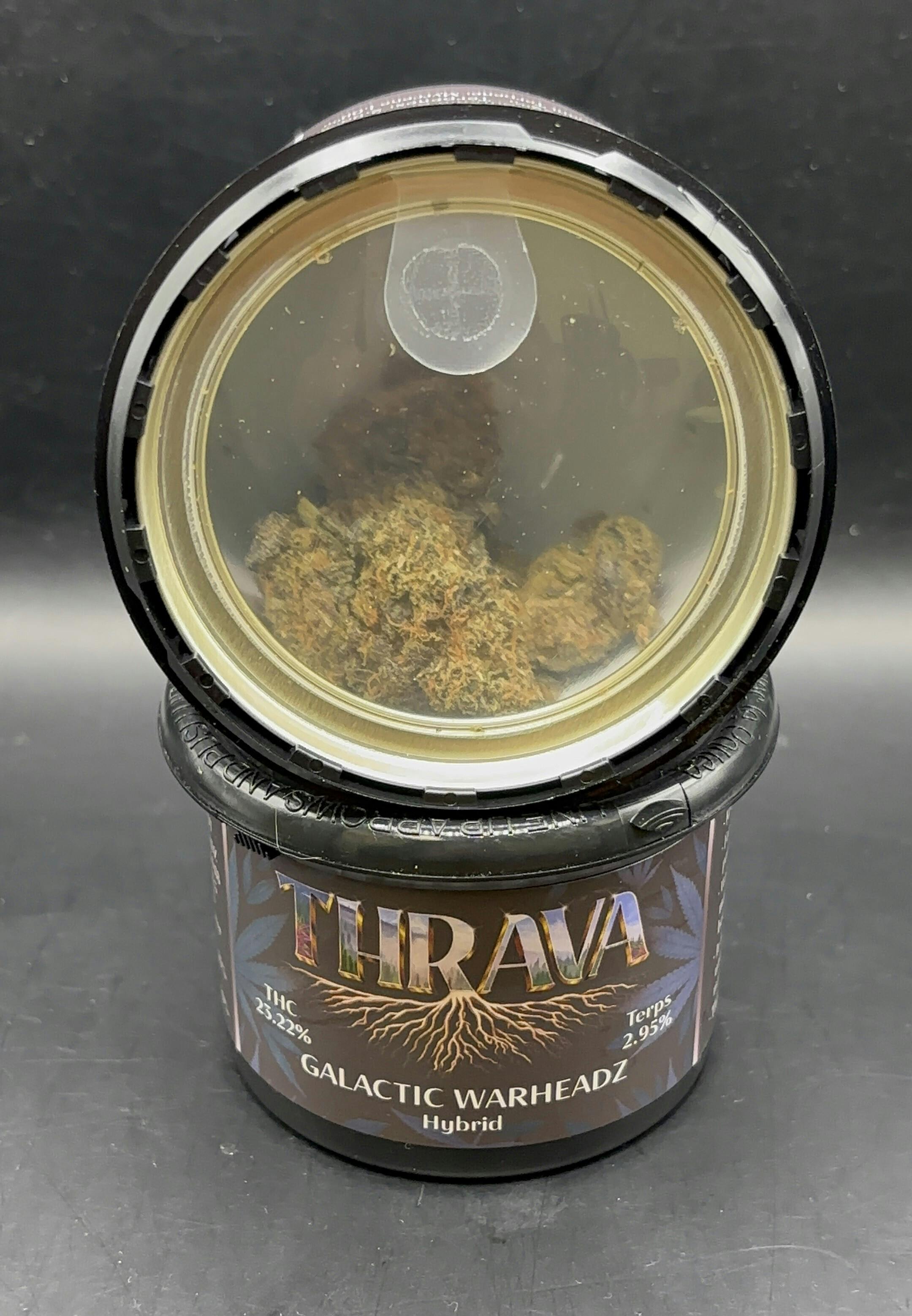 Thrava - Galactic Warheadz - Top Shelf Pre-Pack Flower (14G/$86.20)