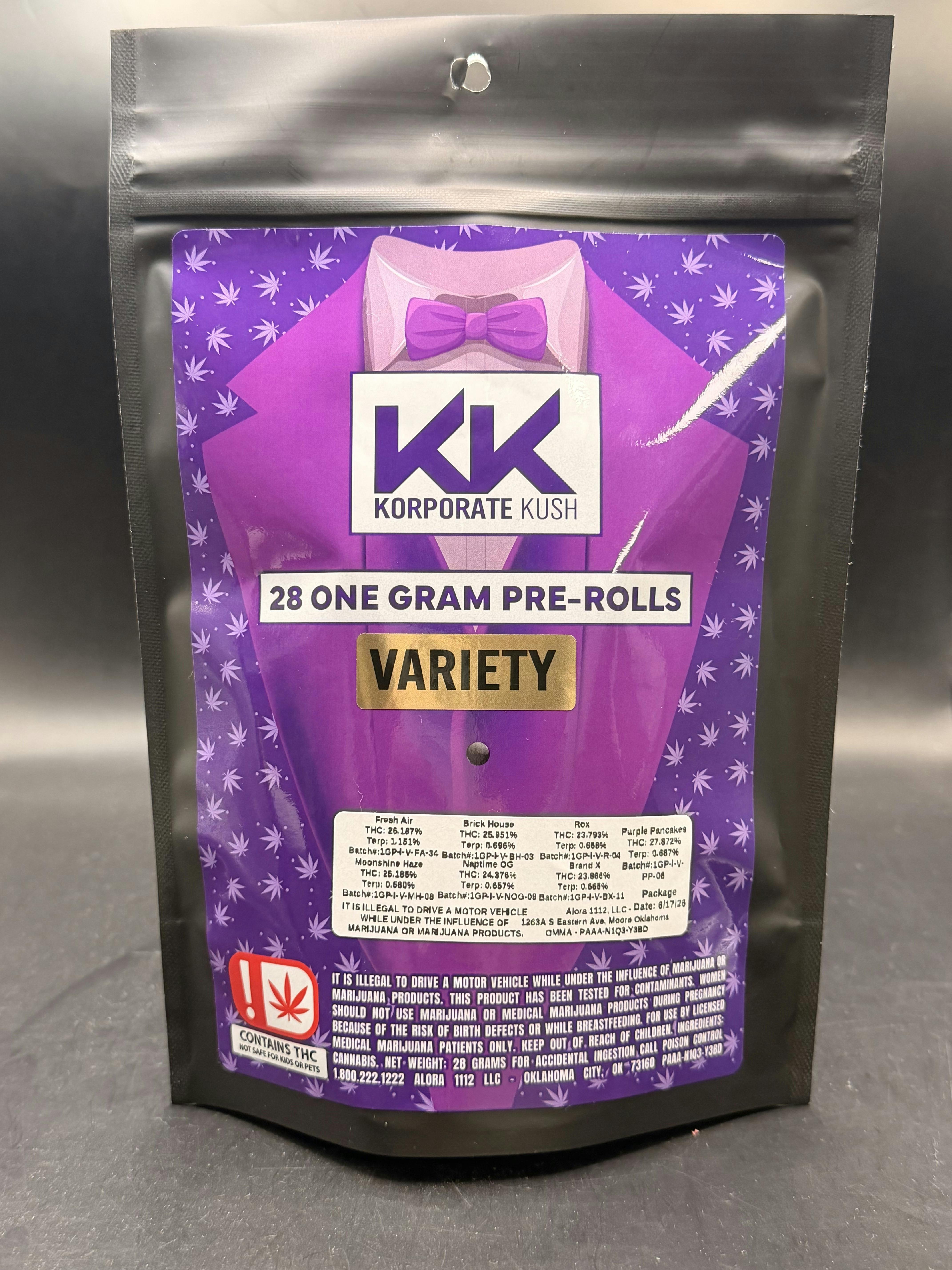 Indica Variety Pack | Joints | 1g | 28pk
