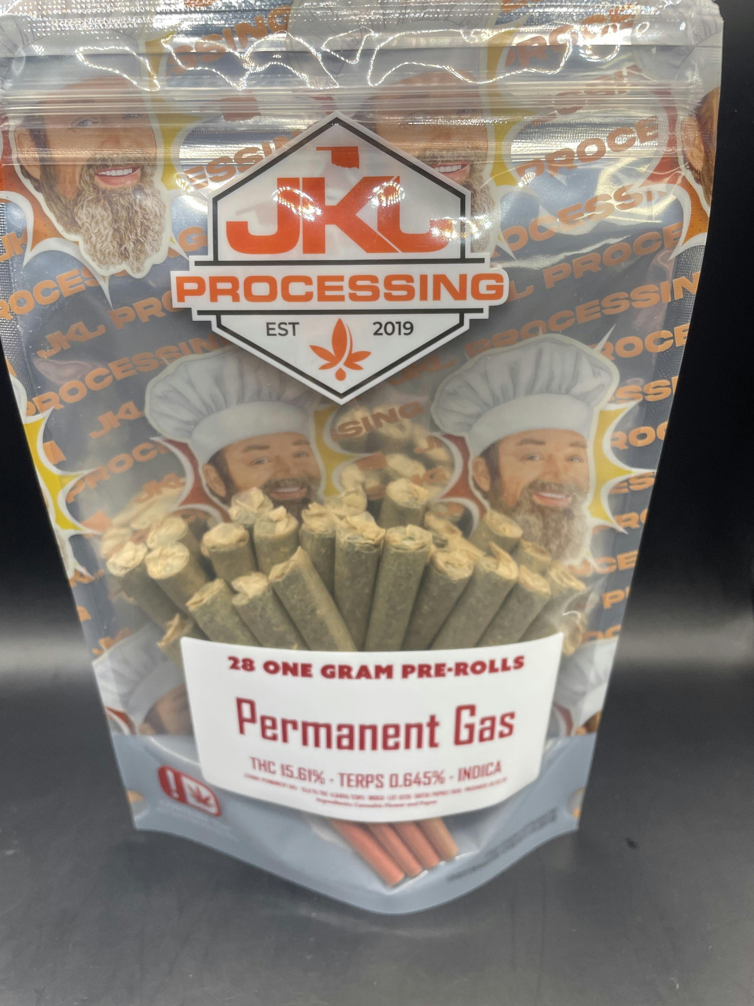 JKJ Processing - Permanent Gas - 28G Pre Roll Pack