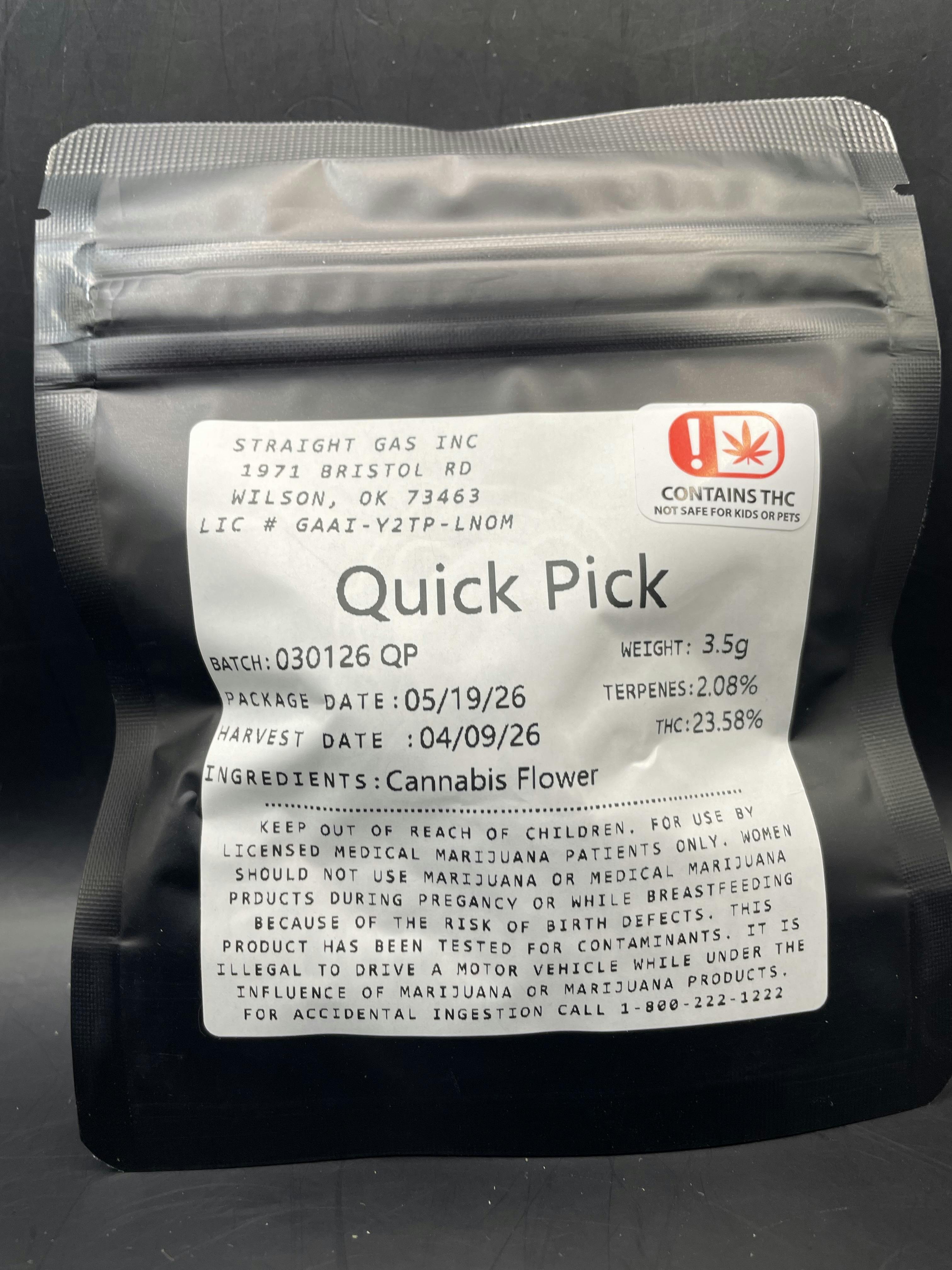 Space Panda - Quick Pick Flower (3.5g-$17.29 | 7g-$30.25 | 1 Oz-$95.07)