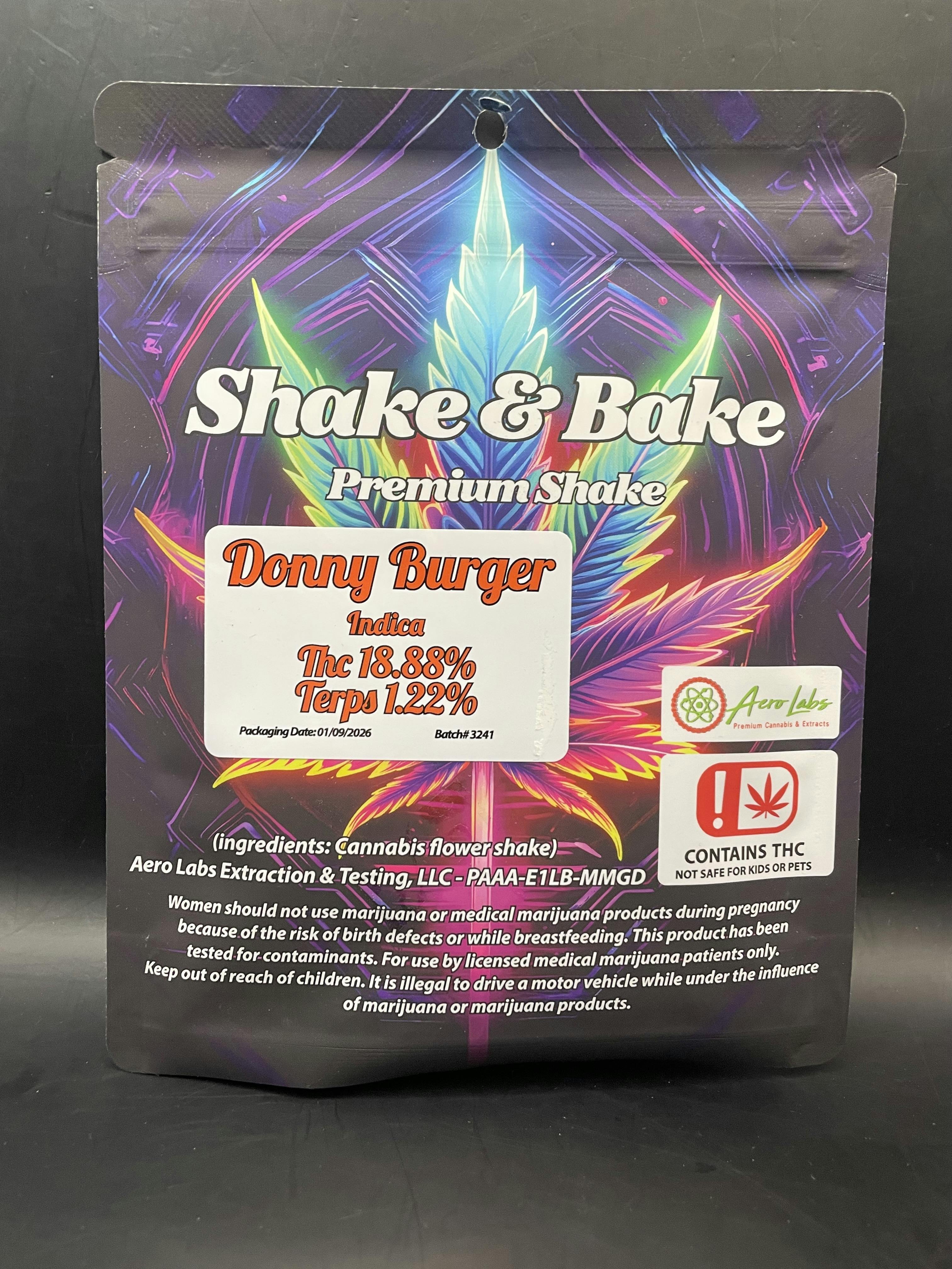 Shake & Bake - Donny Burger Premium Shake (3 Oz-$38.92)