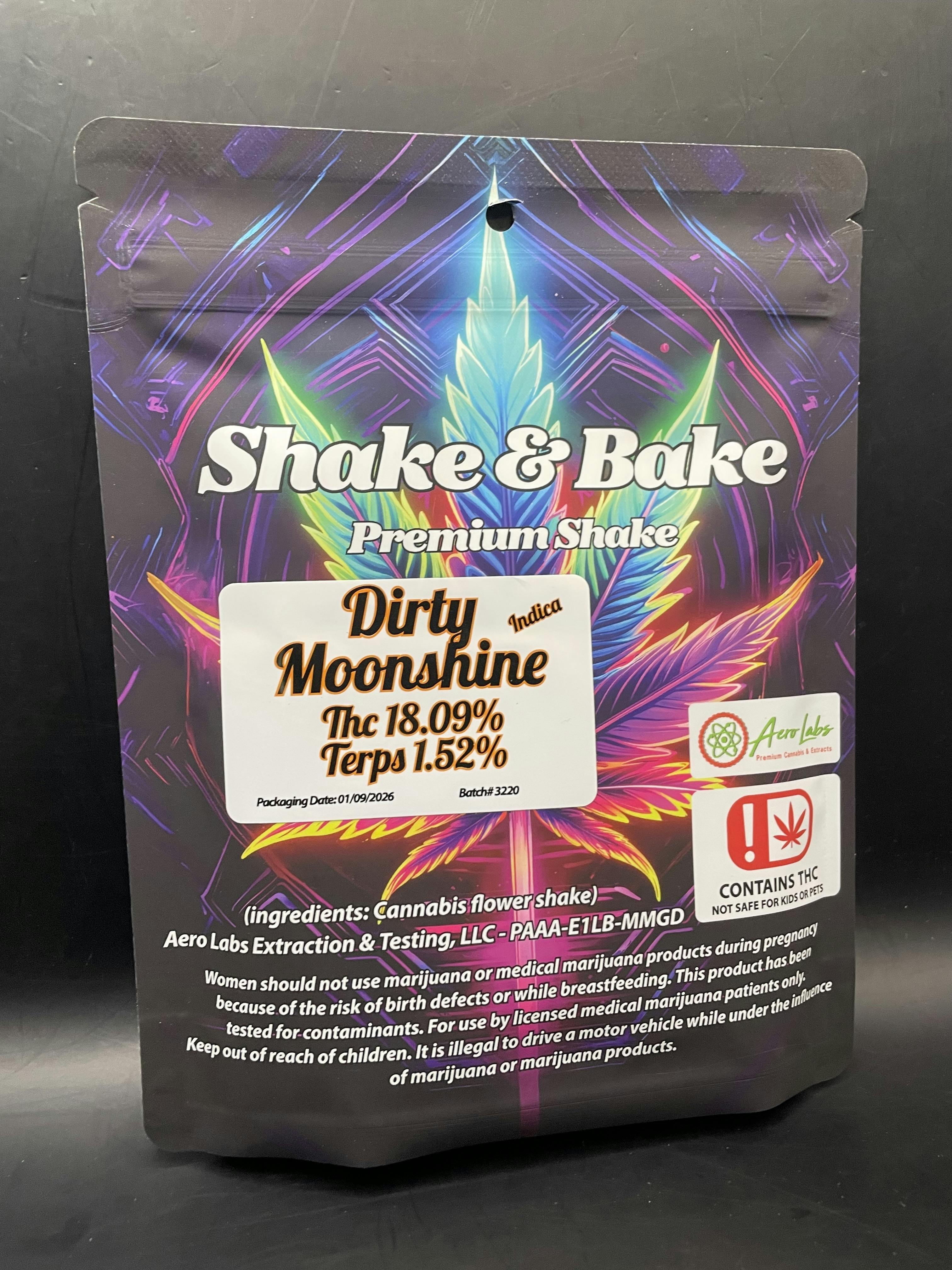 Shake & Bake - Dirty Moonshine Premium Shake (3 Oz-$38.92)