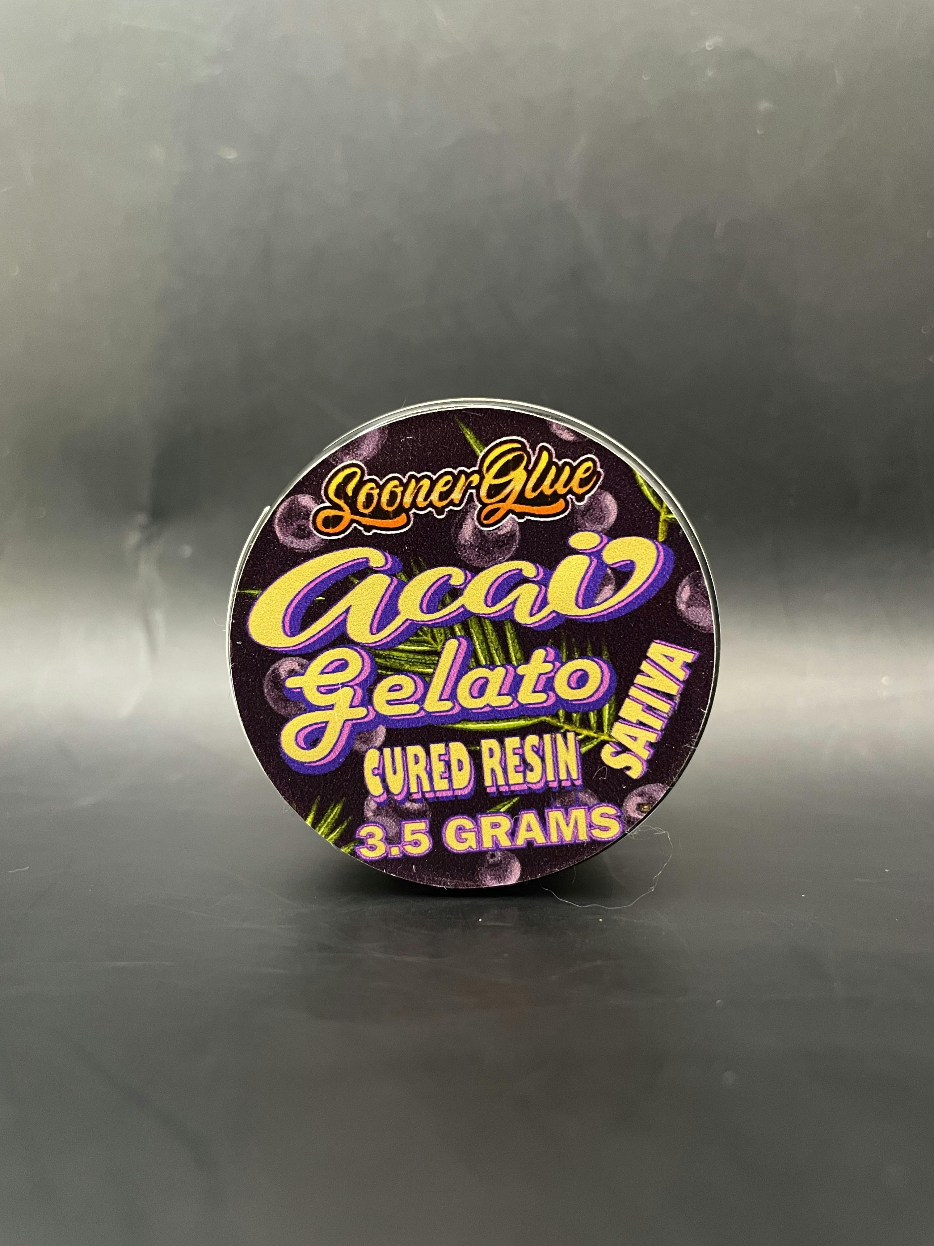 Sooner Glue - Acai Gelato - 3.5G Cured Resin