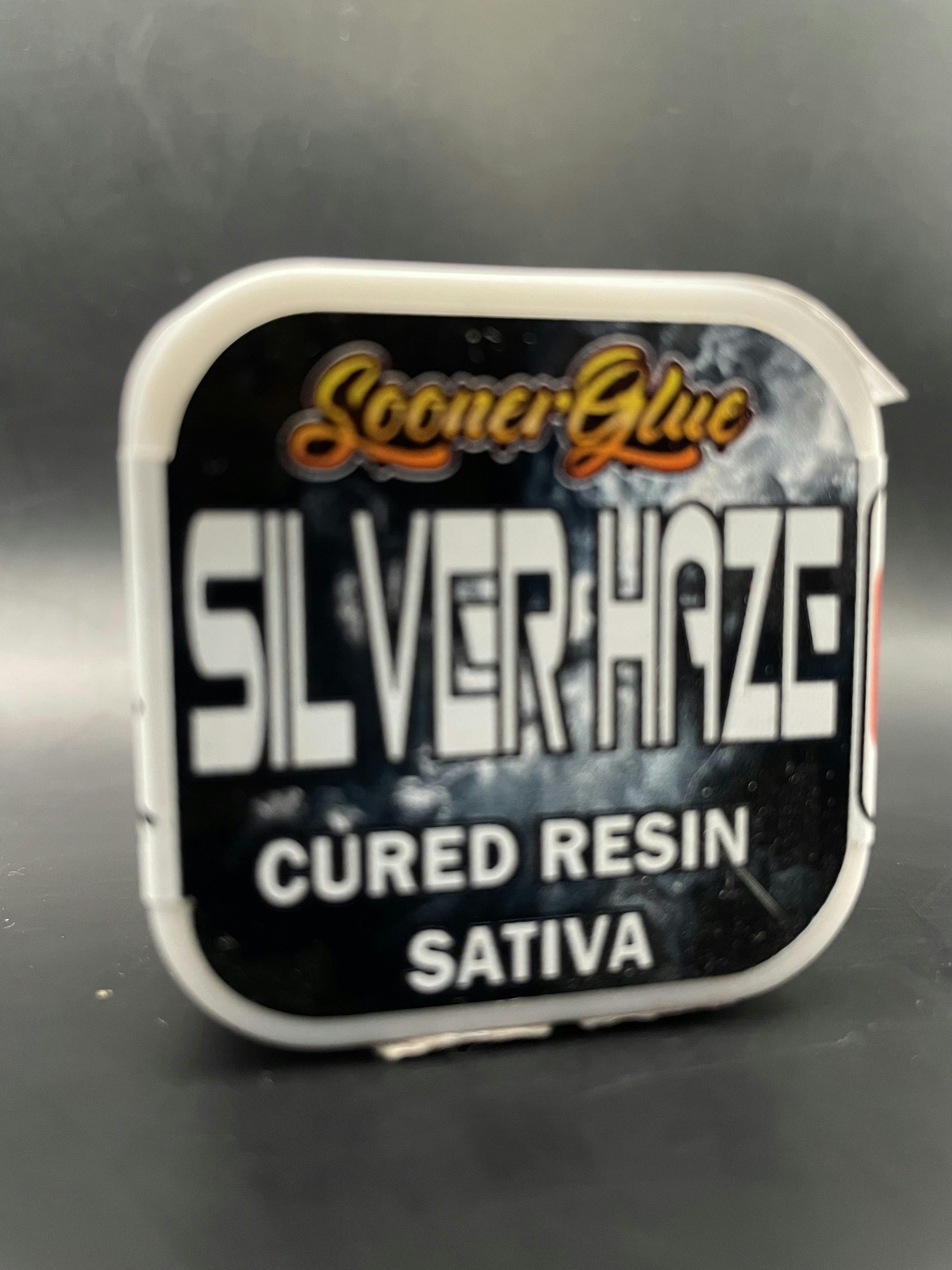 Sooner Glue - Silver Haze - 1G Cured Resin Concentrate Jar (15G/$86.20)