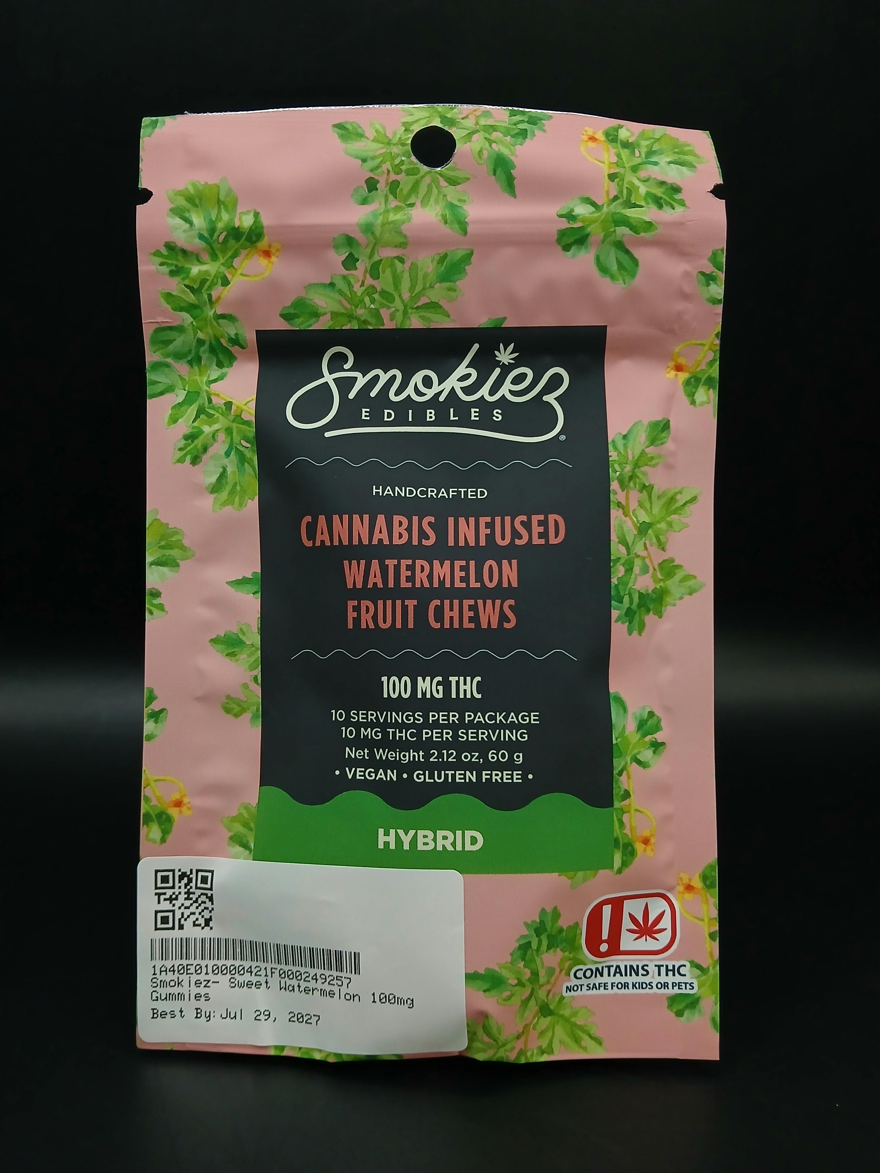 Watermelon Gummies | 100mg | 10ct | 10mg/ea