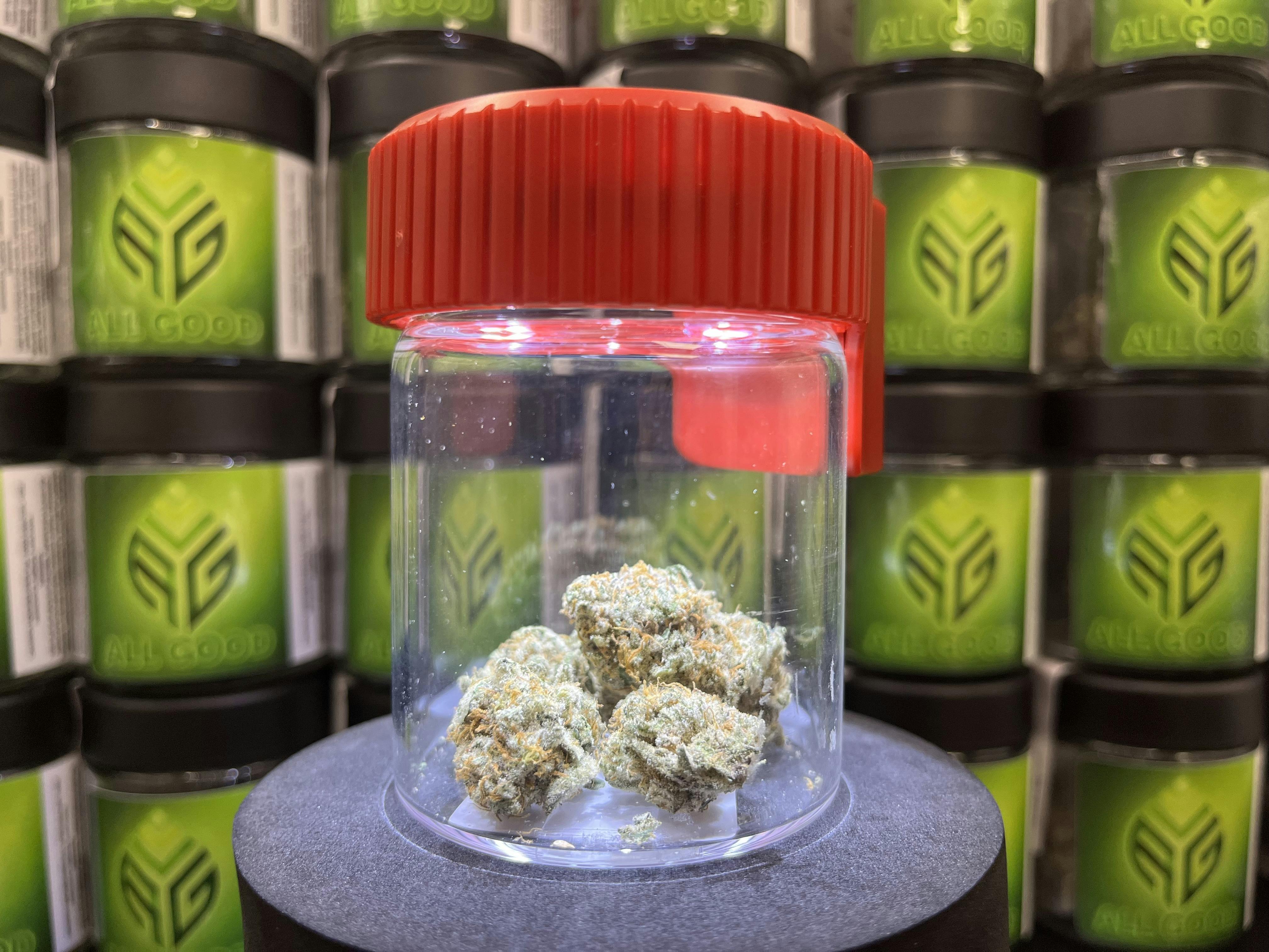 All Good - Cap's Frozen Lemons Flower (3.5g-$17.29 | 7g-$30.25 | 1 Oz-$95.07)