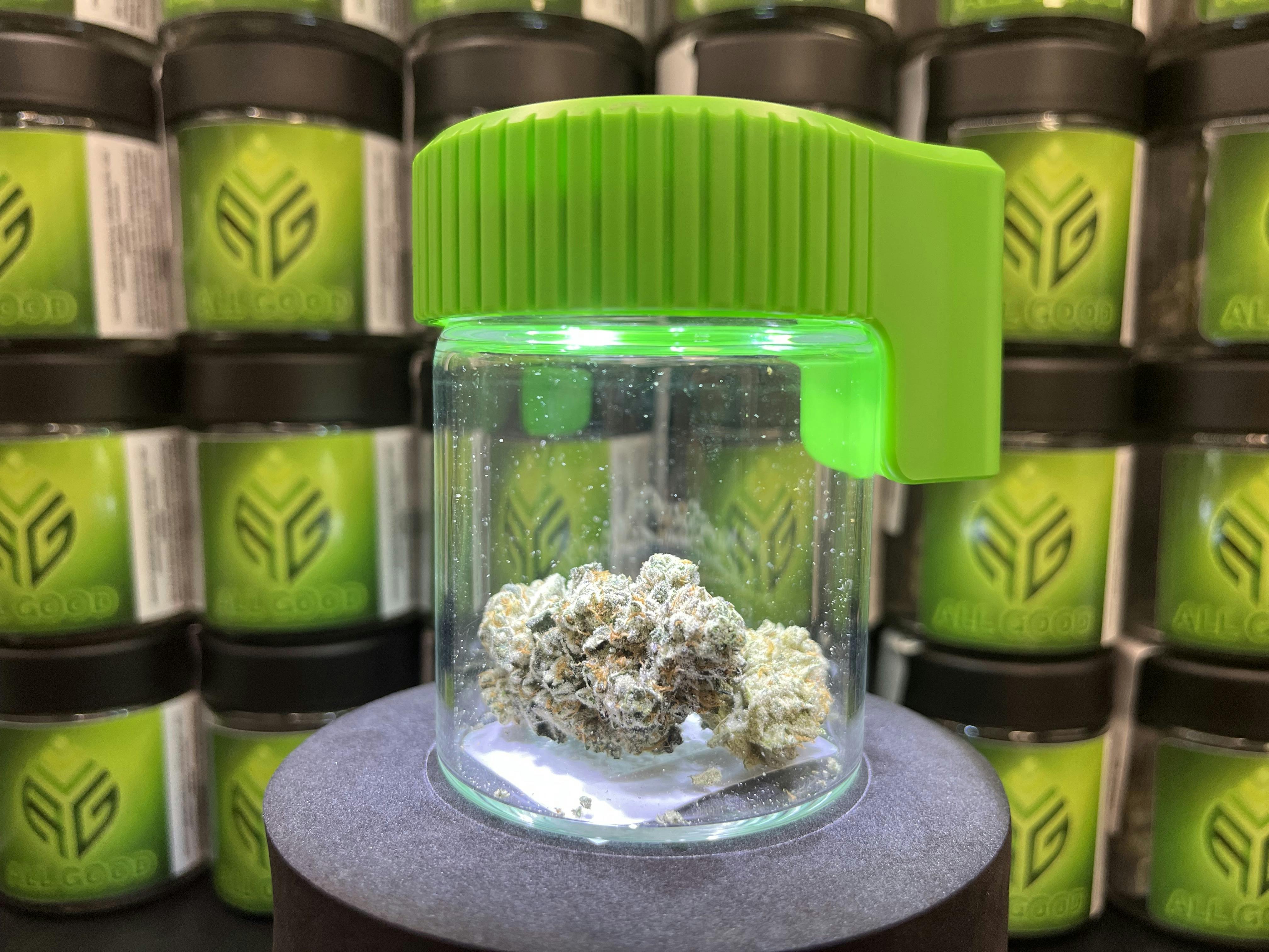All Good - Juicee J Flower (3.5g-$17.29 | 7g-$30.25 | 1 Oz-$95.07)