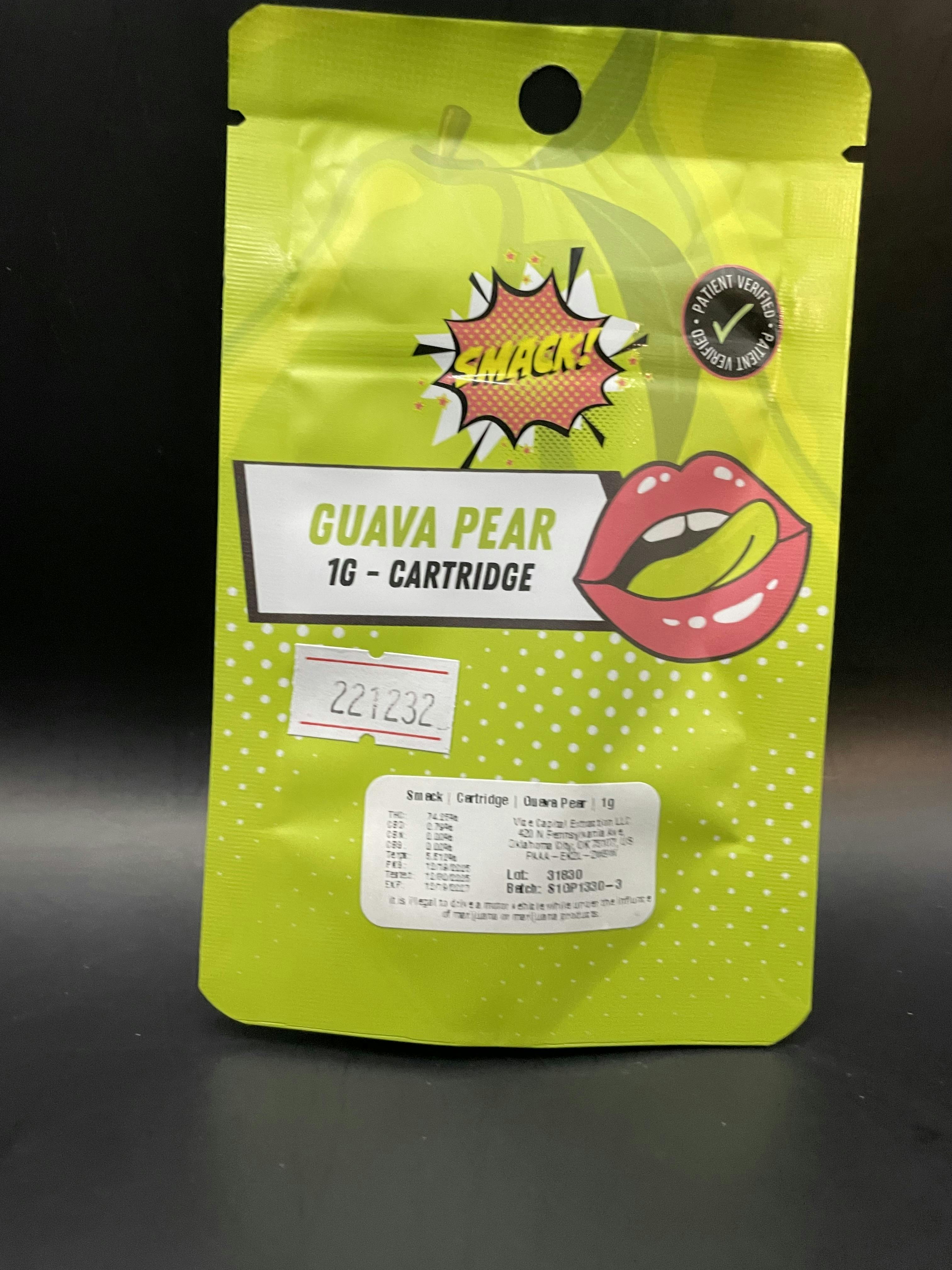 Smack | Guava Pear | Cartridge | 1G