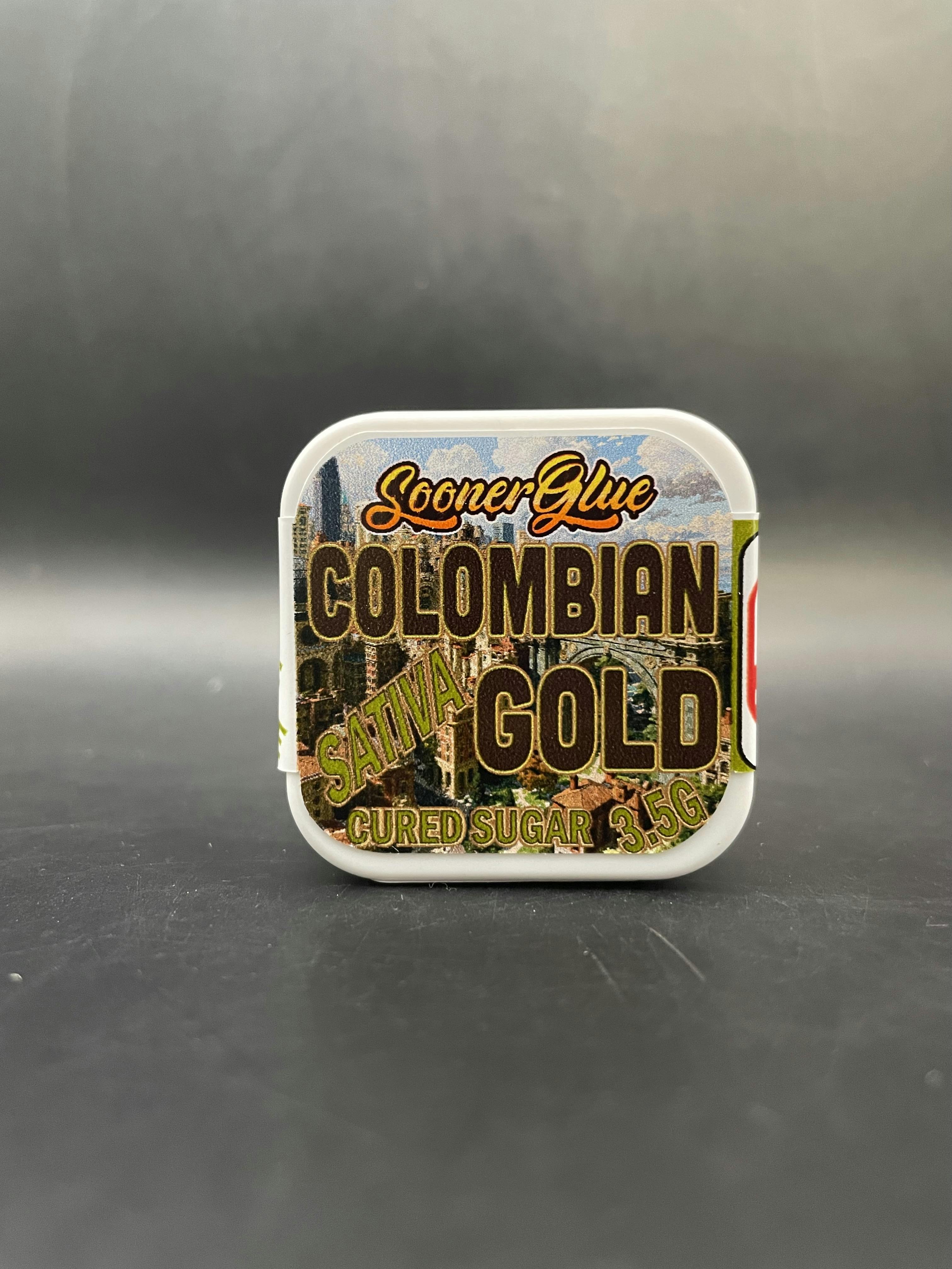 Sooner glue - Colombian Gold - 3.5G Cured Resin