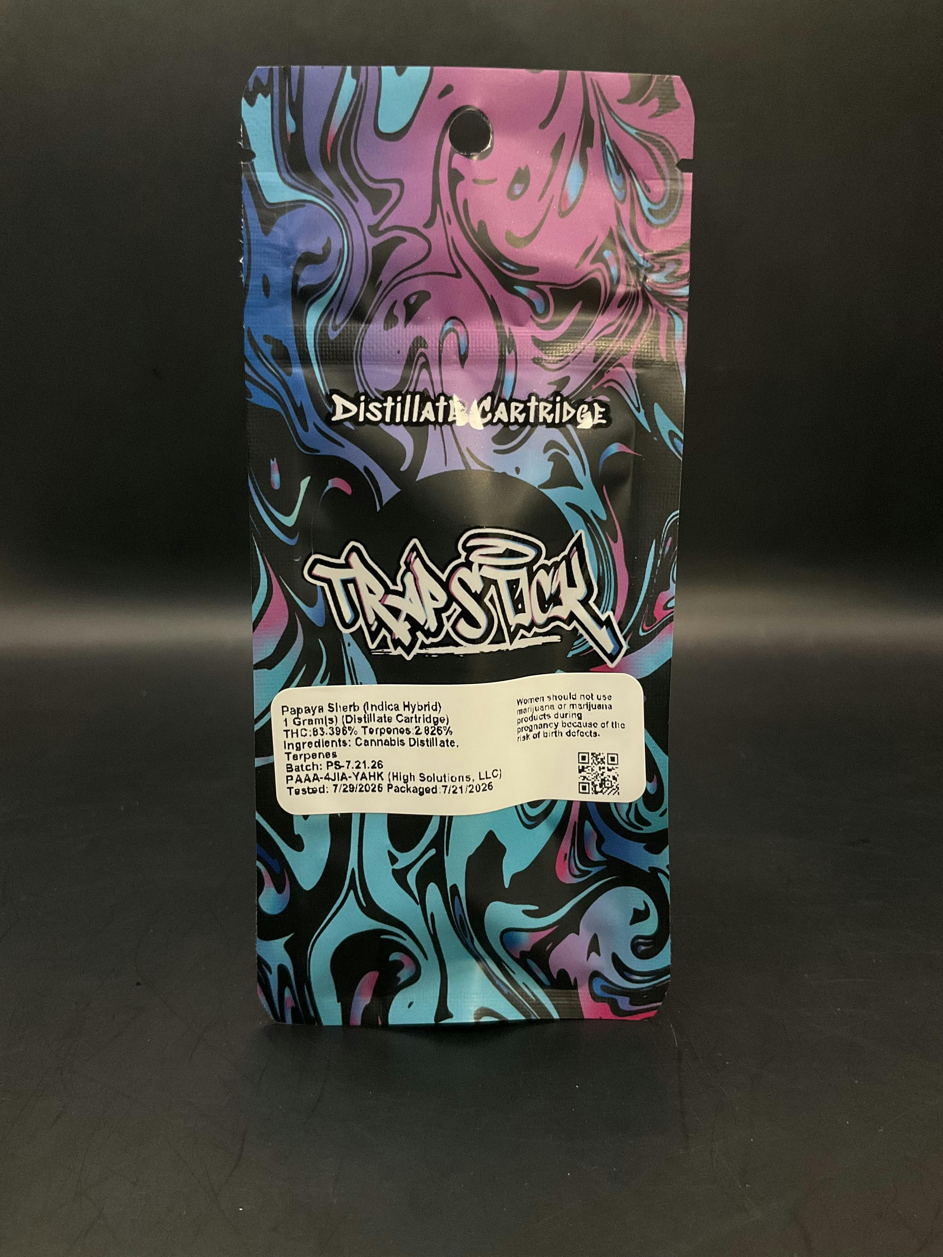 Trapstick - Papaya Sherb 1g Cartridge (15g-$86.50)