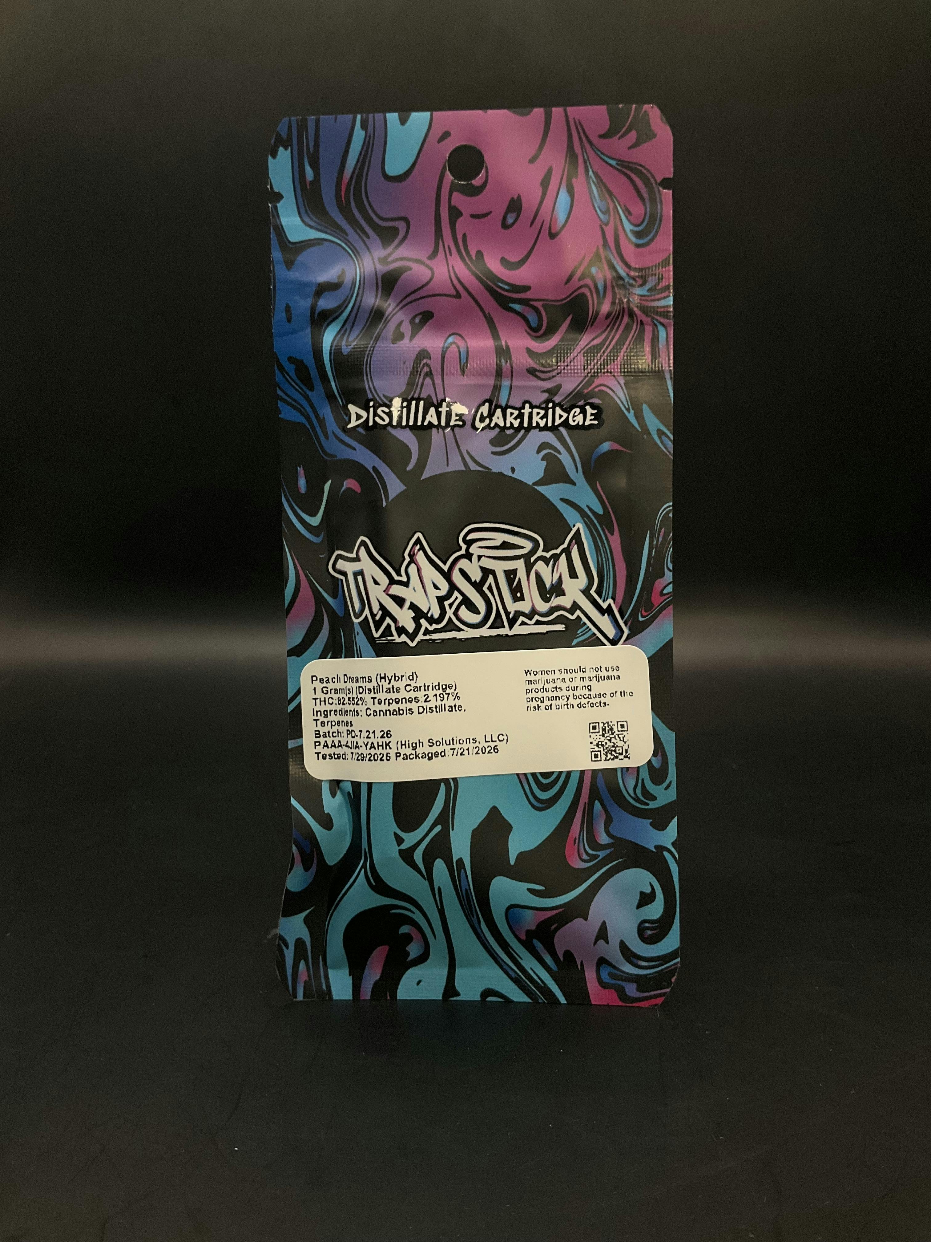 Trapstick - Peach Dream 1g Cartridge (15g-$86.50)