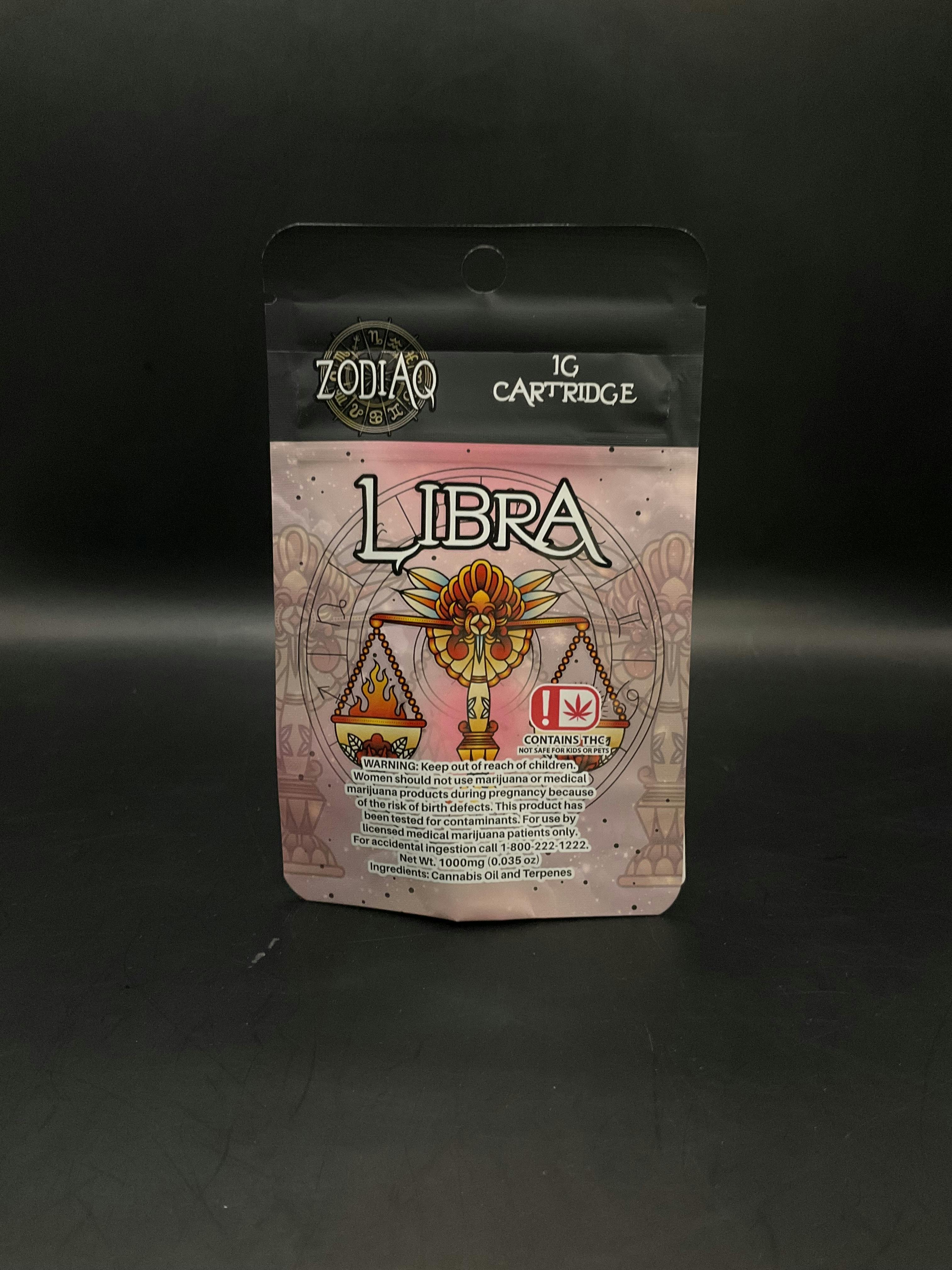 Zodiaq - Libra Caramel Apple 1g Cartridge (15g-$86.50)