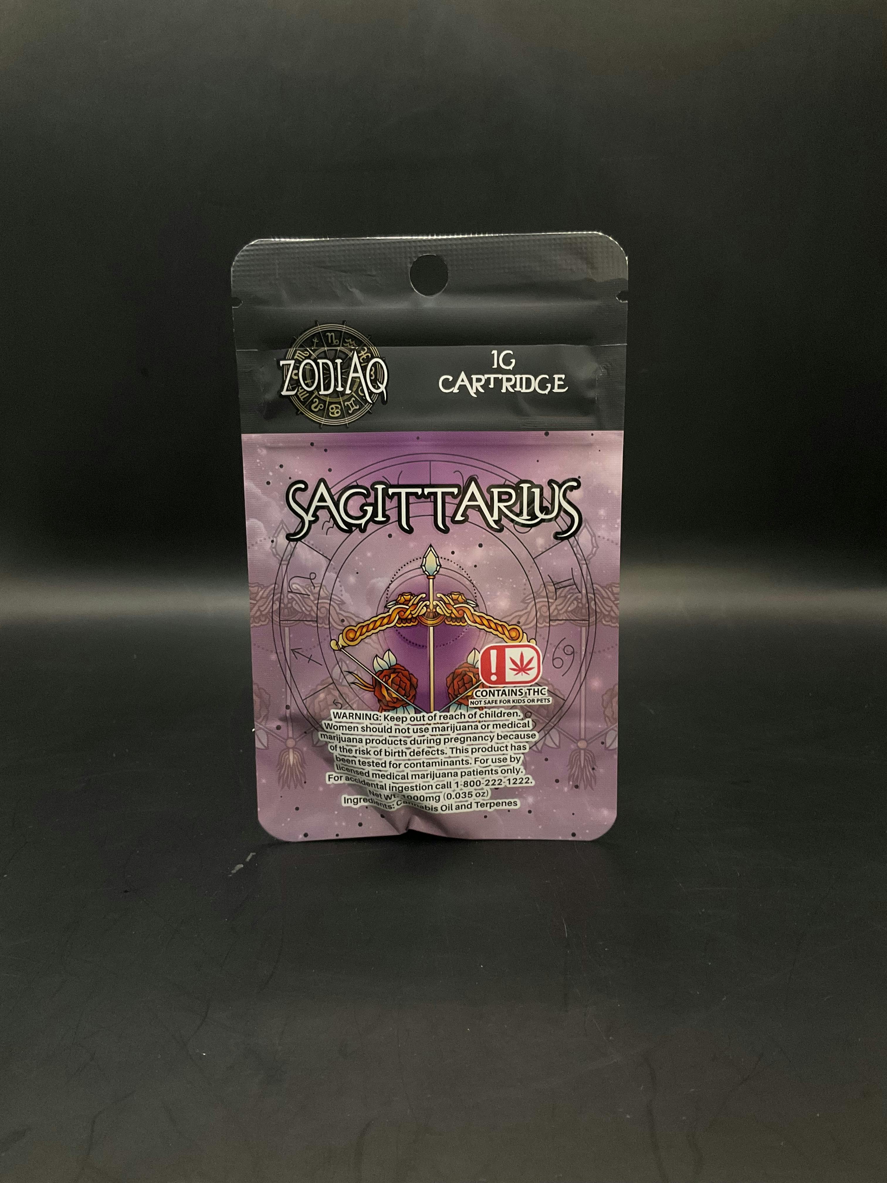 Zodiaq - Sagittarius Kiwi Cookies 1g Cartridge (15g-$86.50)