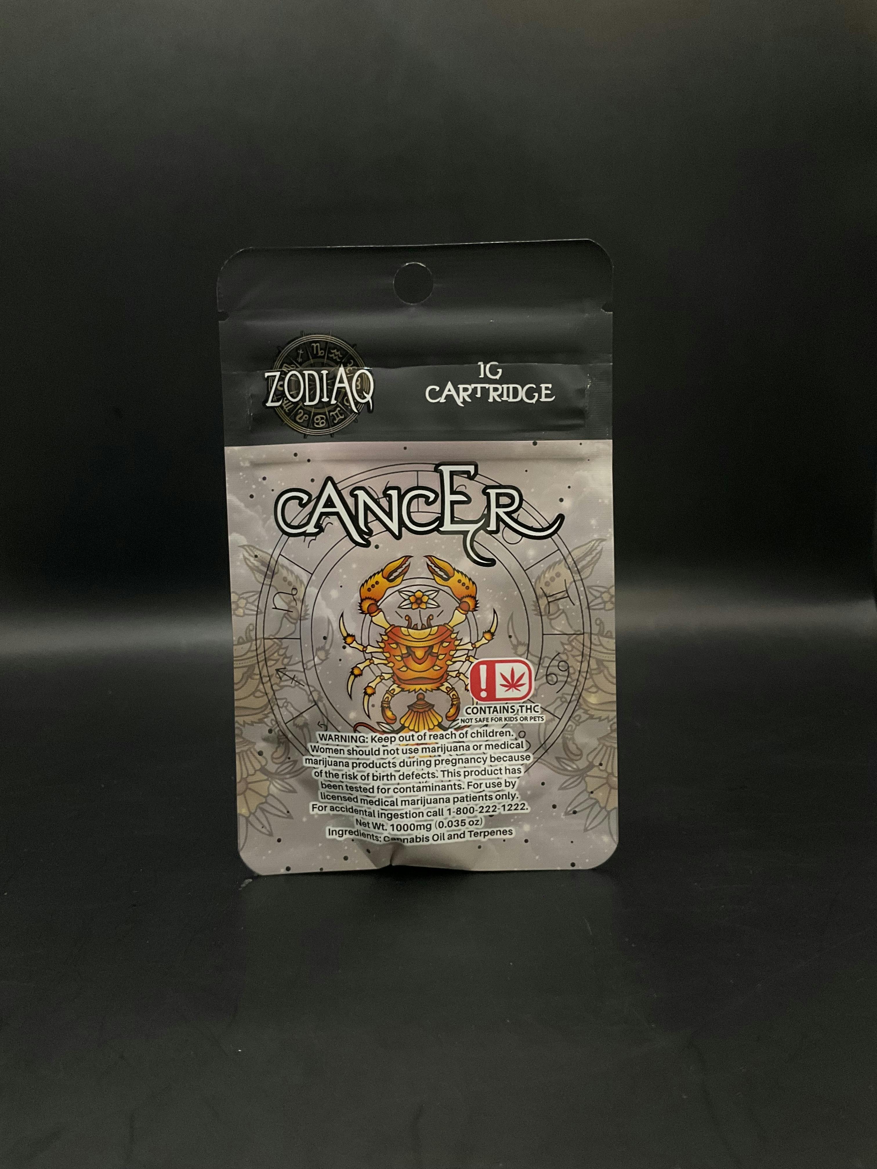 Zodiaq - Cancer Mai Tai 1g Cartridge (15g-$86.50)
