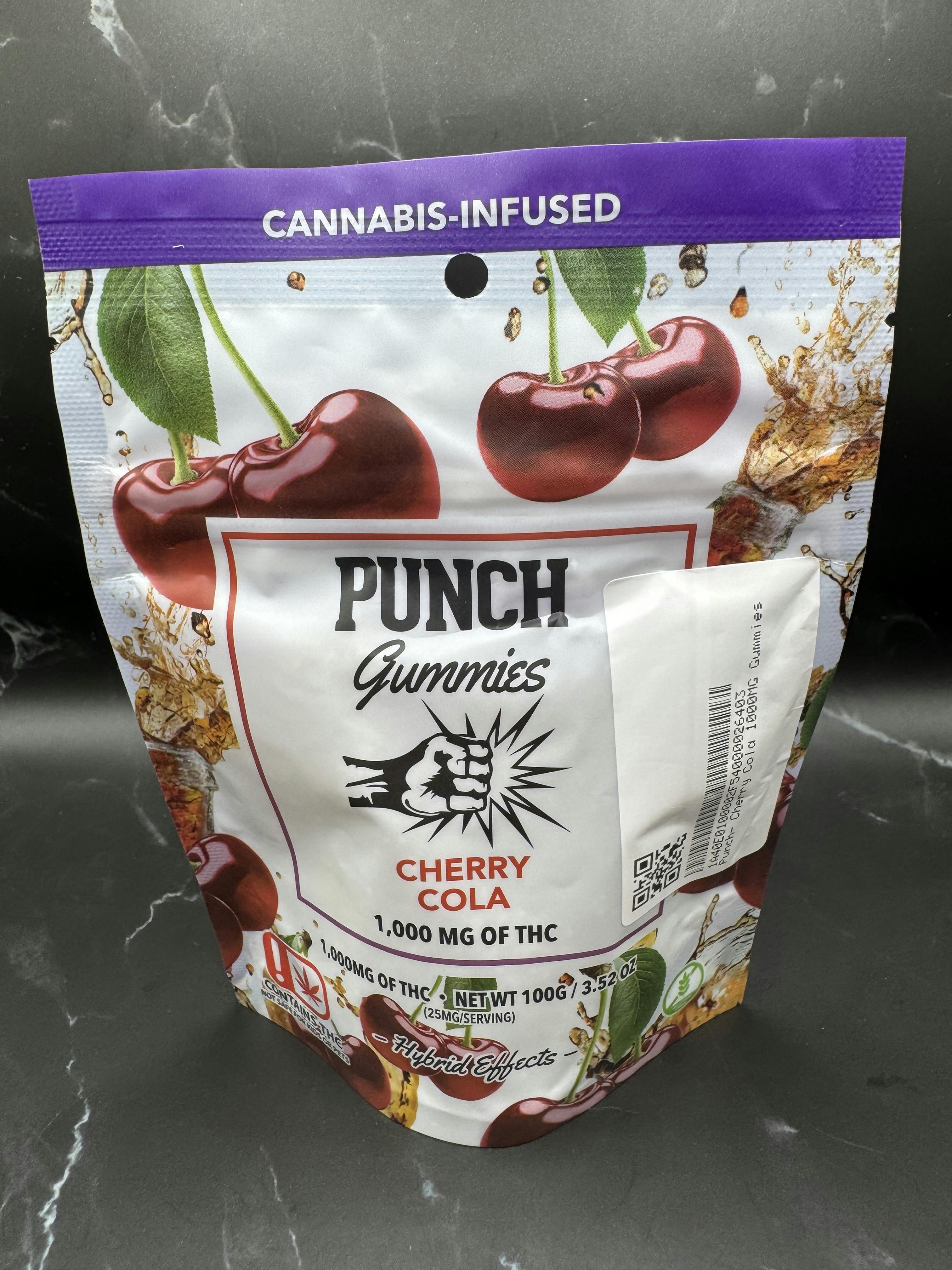 Punch | Cherry Cola | Hybrid | Extreme Gummies | 1,000mg | OK