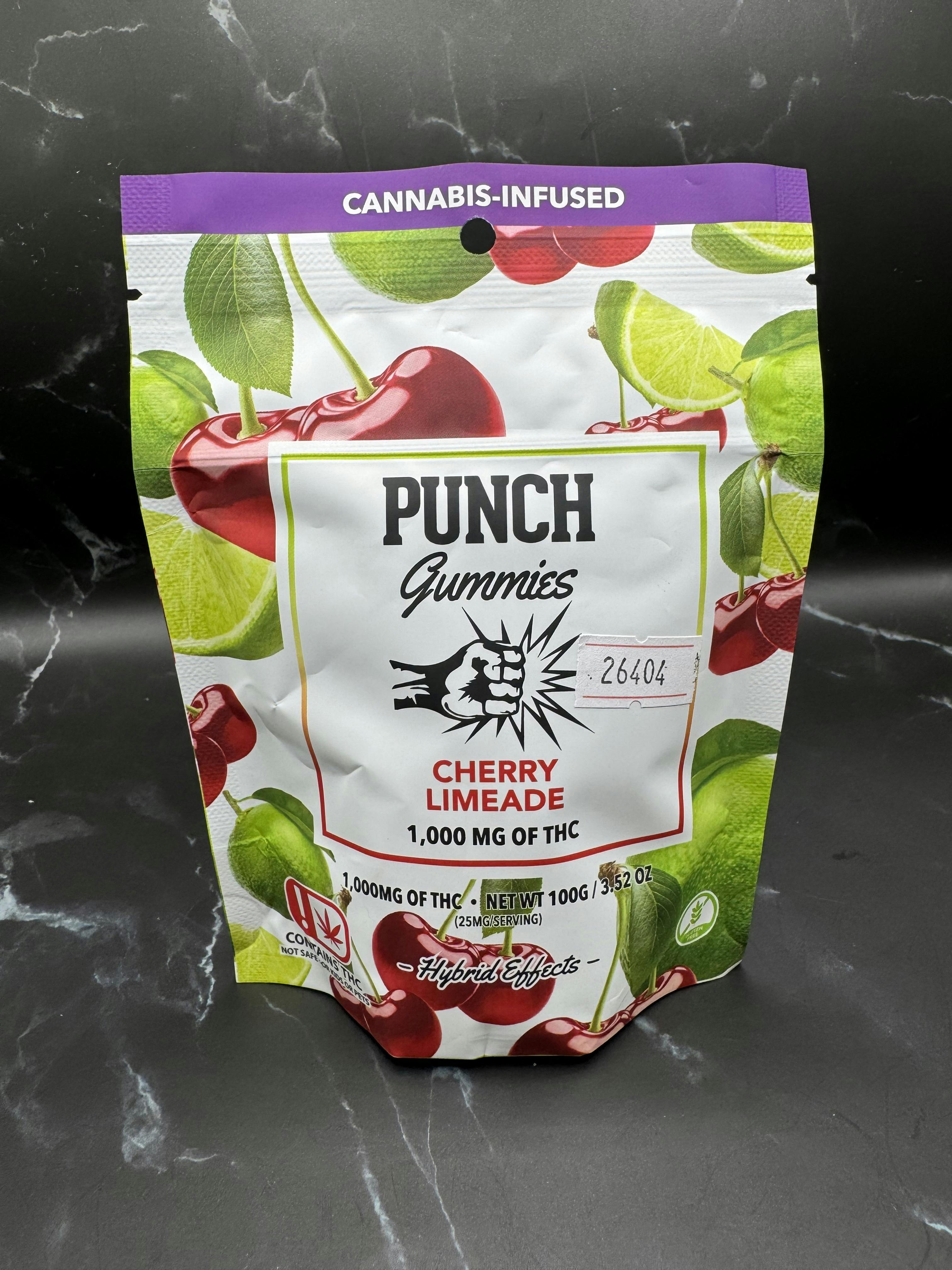 Punch | Cherry Limeade | Hybrid | Extreme Gummies | 1,000mg | OK