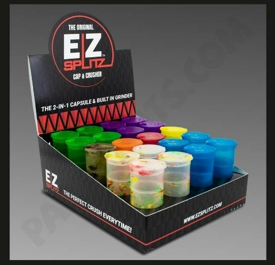 $8 EZ Splitz | Cap & Crusher Pop Top Bottle + Built-in Grinder