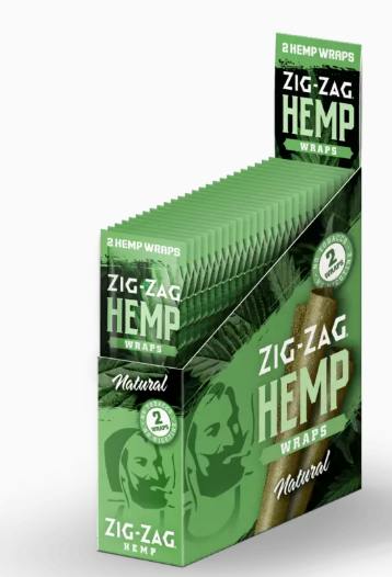 Zig-Zag - Hemp Wraps - Naural