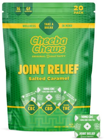 Cheeba Chews 100mg Joint Relief Salted Caramel 3:1 (THC/CBC/CBD)