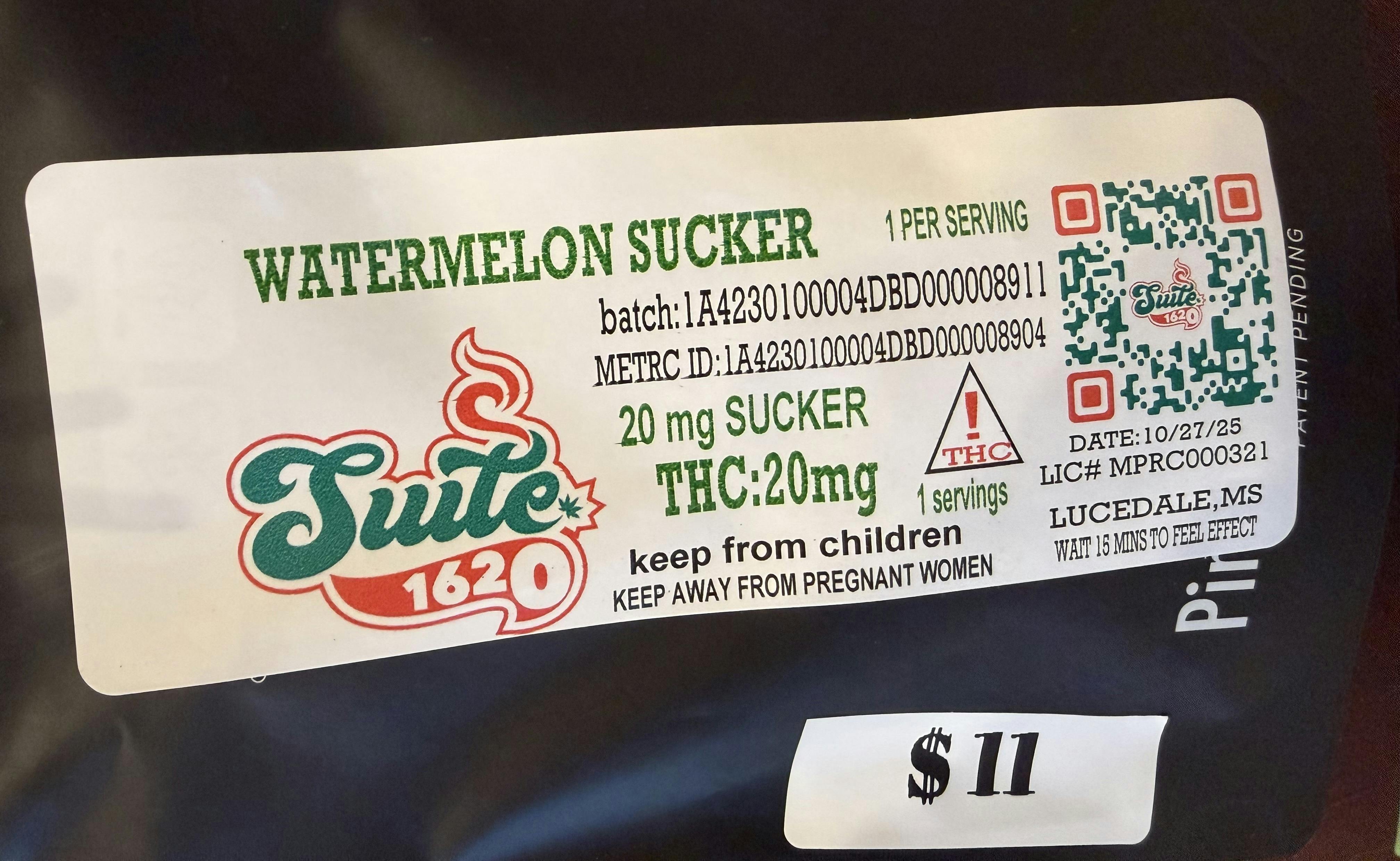 Suite 1620: Watermelon Sucker 20mg