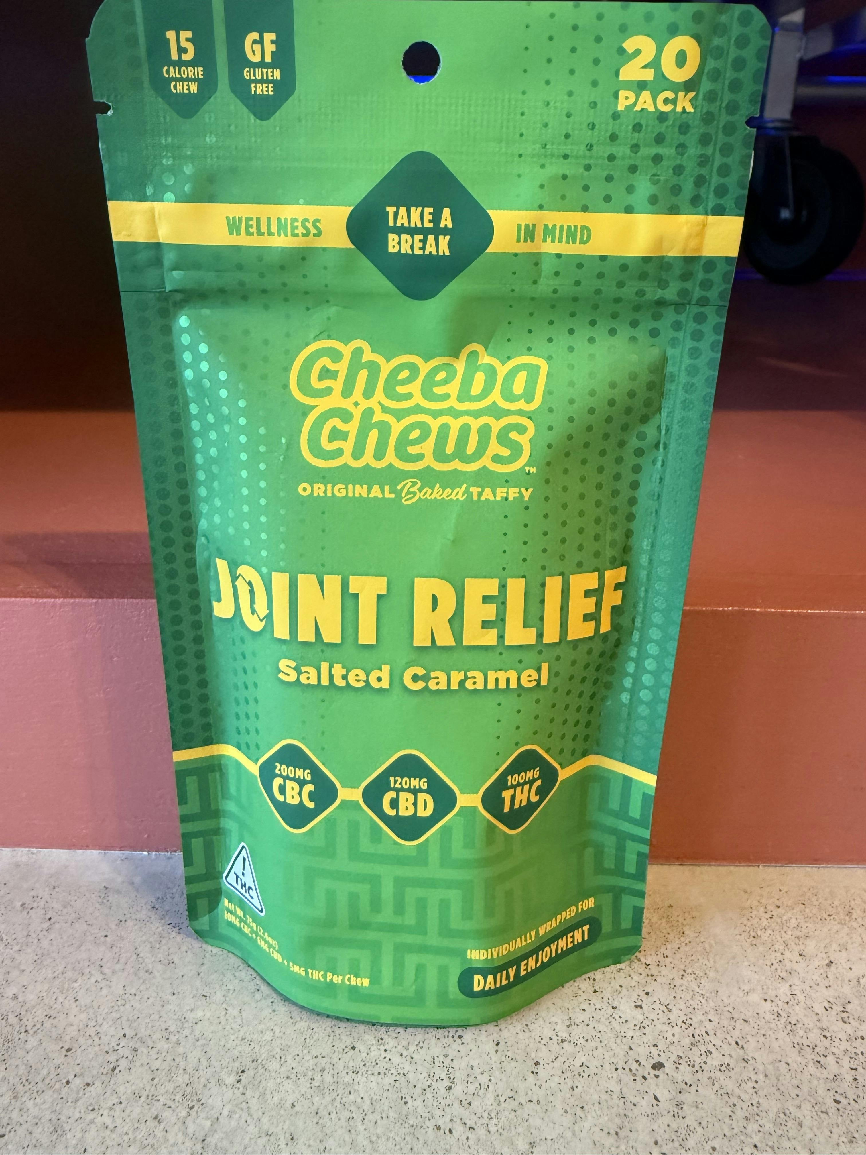 Cheeba Chews Joint Relief Salted Caramel 100mg 20 Pack