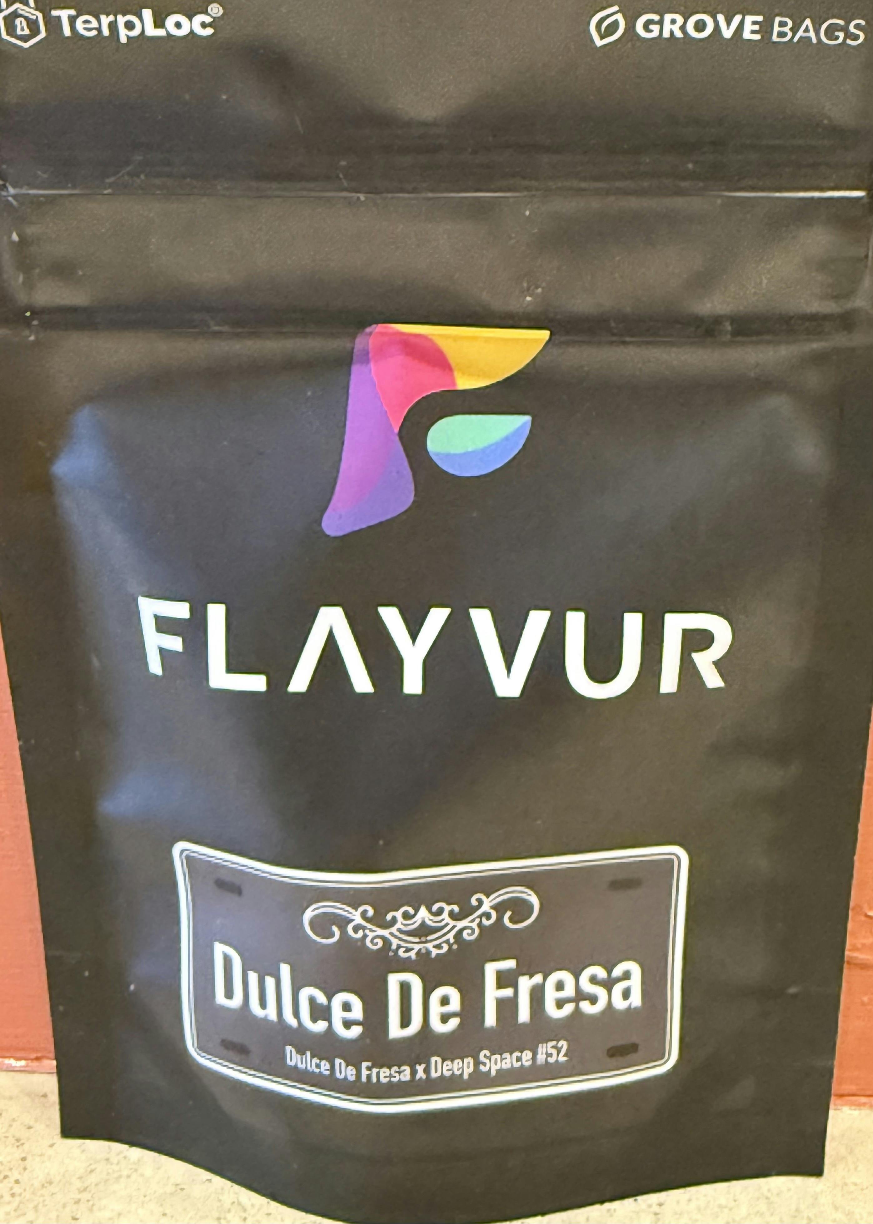 FLAYVUR: Dulce De Fresa X Deep Space Flower