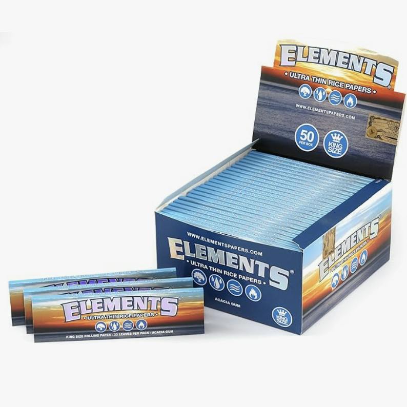 Elements King Vegan Gum Rolling Papers | Accessories
