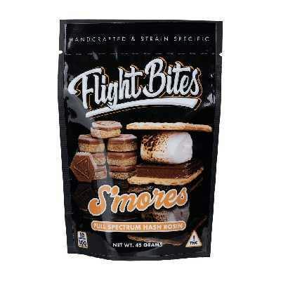 Flight Bites - S'mores - Live Hash Rosin - Gummies - 10ct - 100mg