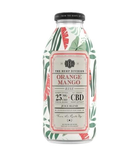 Orange Mango juice with 25 MG CBD at Newburgh Kush Factory