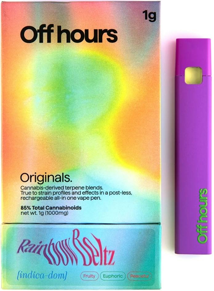 Rainbow Beltz 1G ALL-IN-ONE VAPE PEN at Newburgh Kush Factory