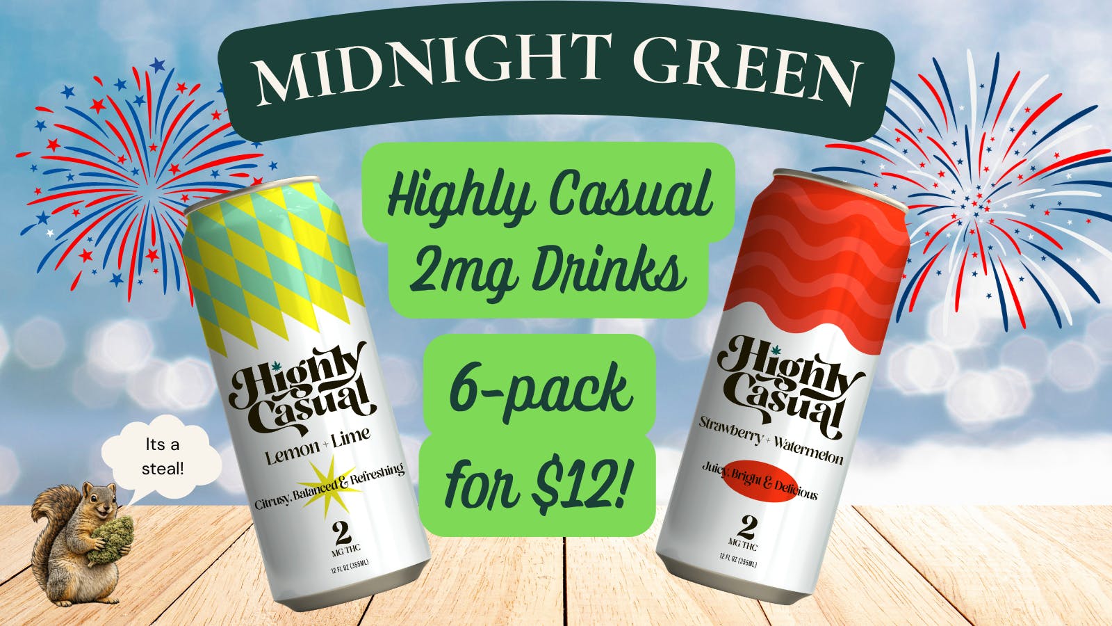 【日本未販売】NearestGreenTennesseeWhiskey750ml 6-pack of 2mg Highly Casuals for $12 at Midnight Green | Weedmaps