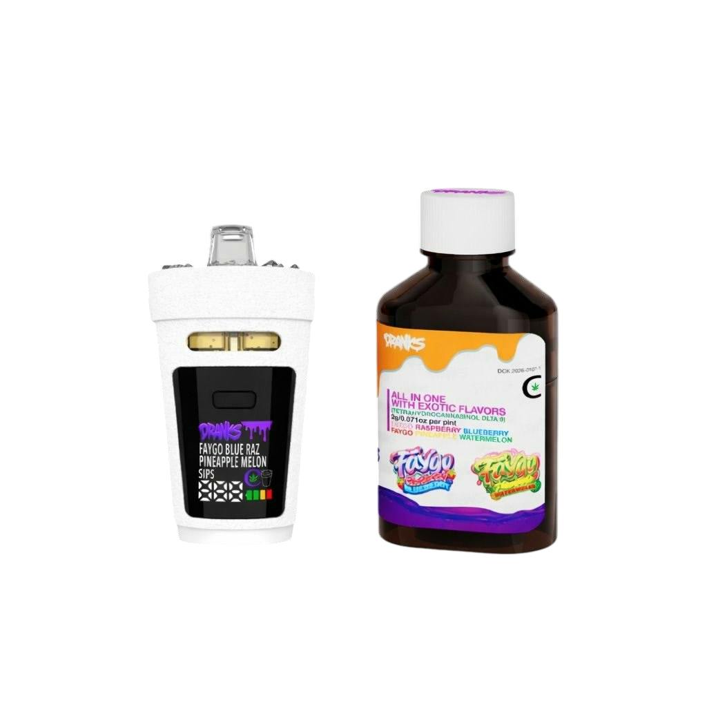 Dranks Black Cherry Cream x Shirley Temple 2g Liquid Live Diamonds Vape