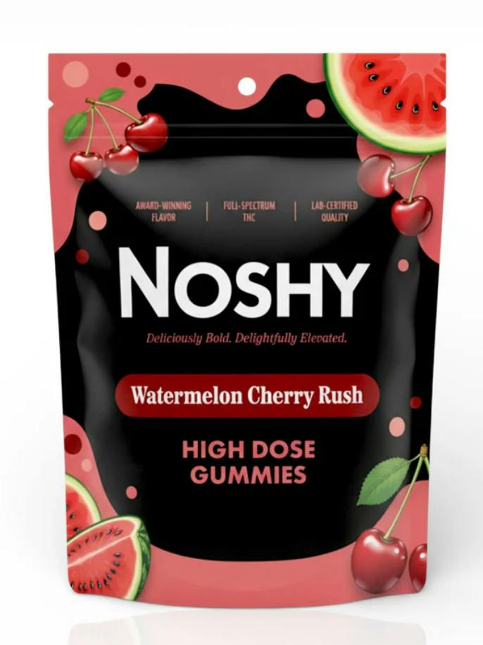 Noshy | 3000mg | Watermelon Cherry Rush | Gummies | 60pk