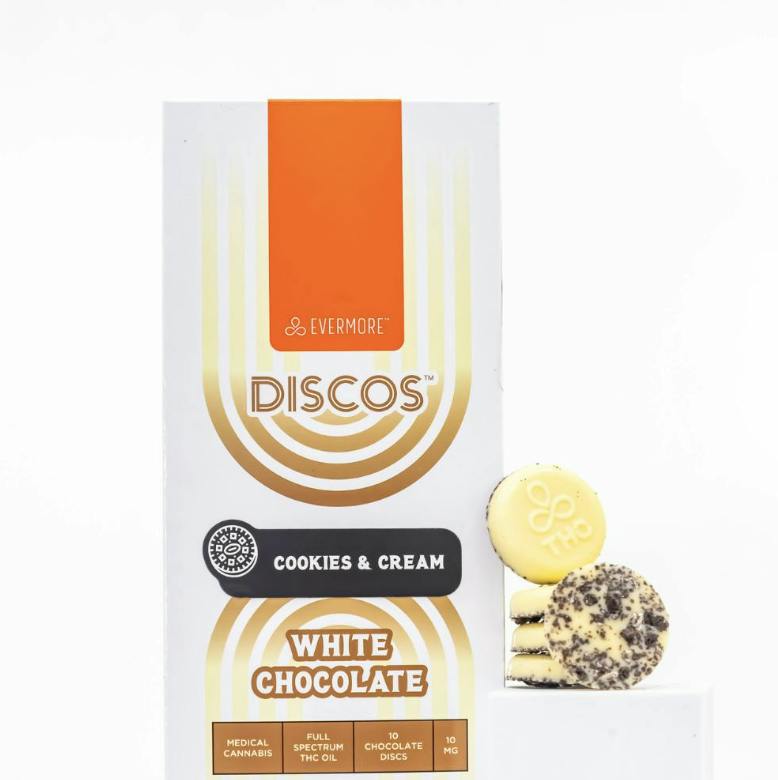 Discos - White Chocolate Cookies and Cream - 400mg (10 x 40mg)