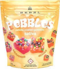 Rebel 100mg Gummies - Sativa Pebbles