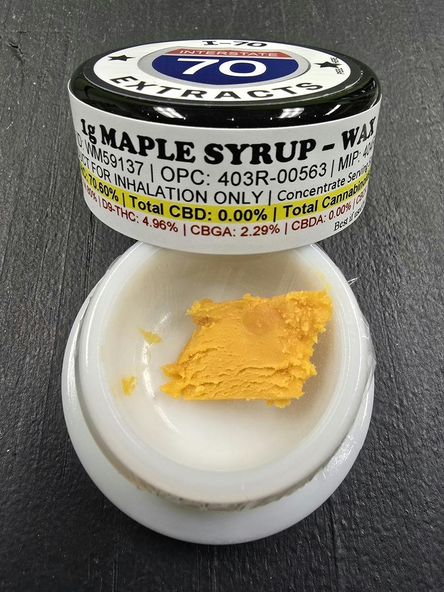 1 Gram Wax - Maple Syrup