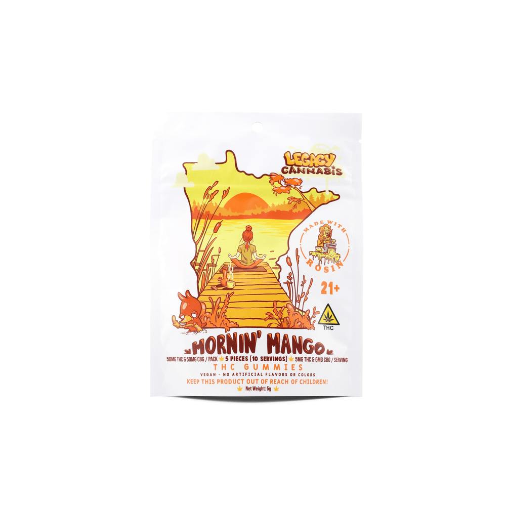 Legacy Cannabis | Live Rosin Morning Mango 1:1 CBG:THC