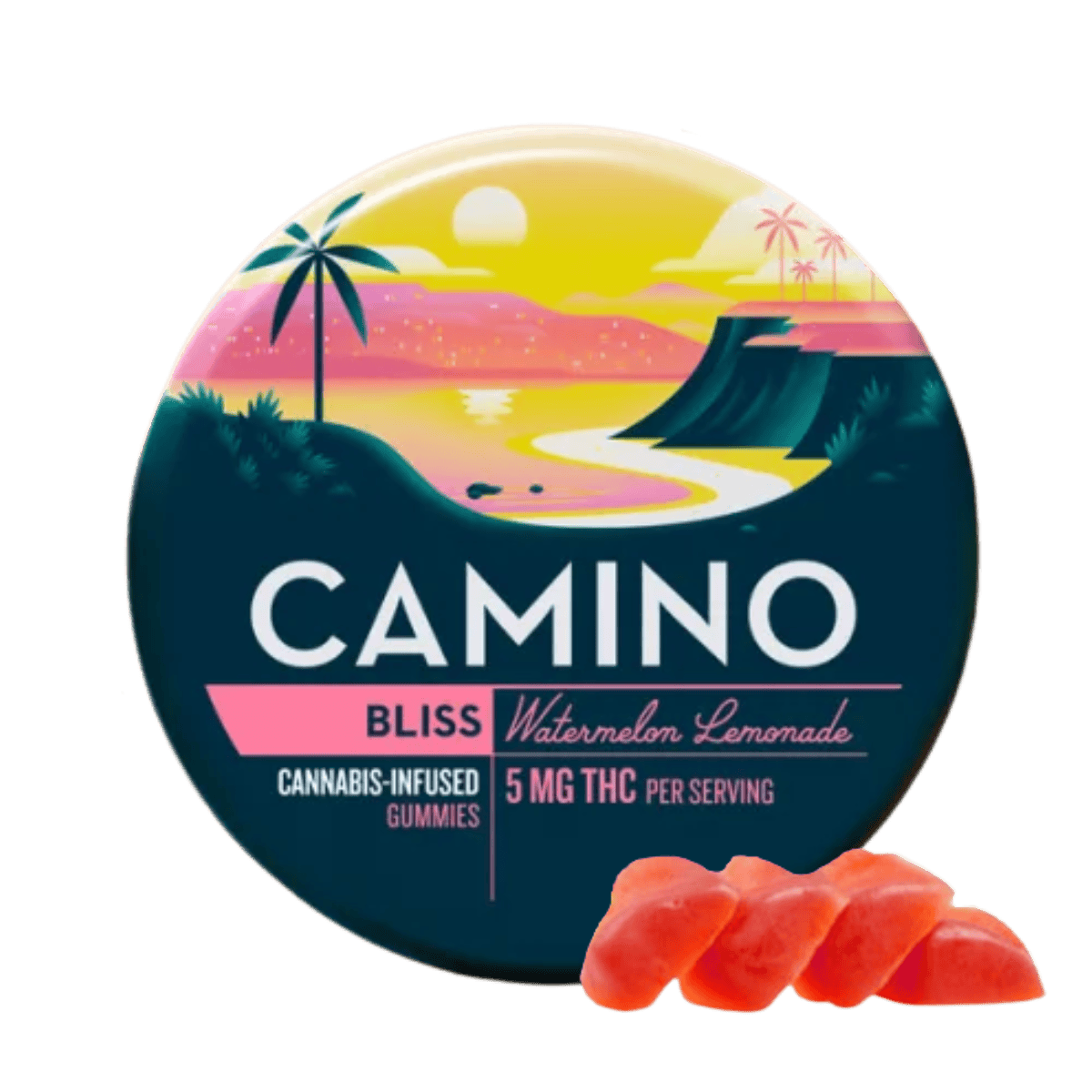 Camino | Watermelon Lemonade Gummies | 100mg | 20ct | 5mg/ea by Camino
