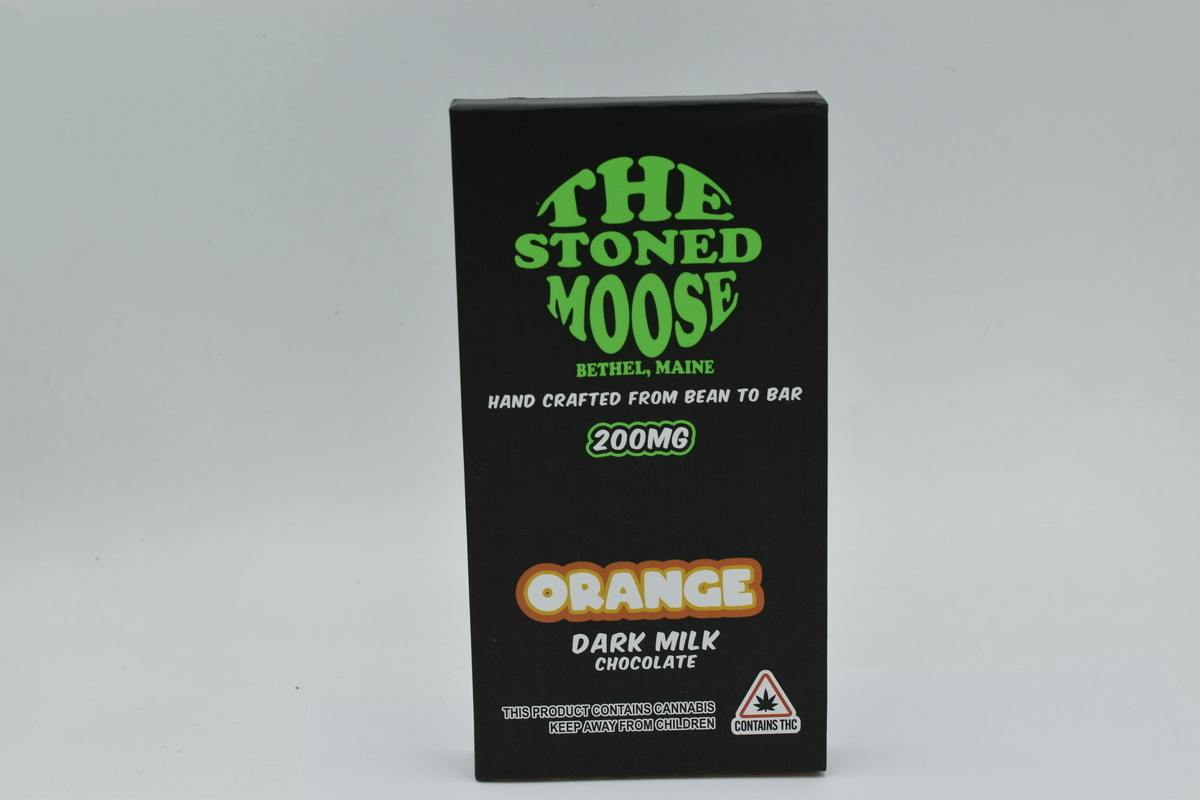 Stoned Moose - 200mg Orange Chocolate Bar (REC)