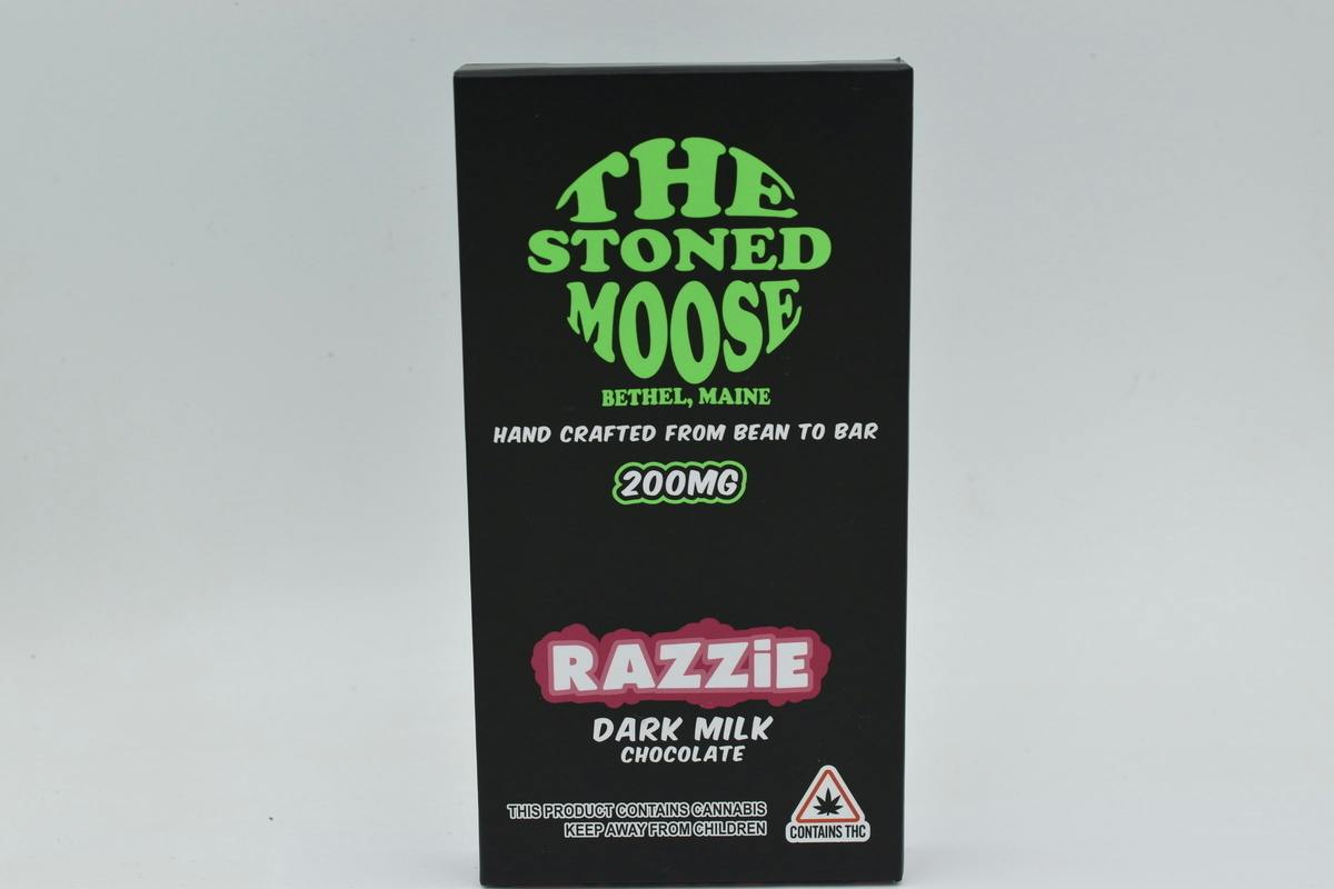Stoned Moose - 200mg Razzie Chocolate Bar (REC)